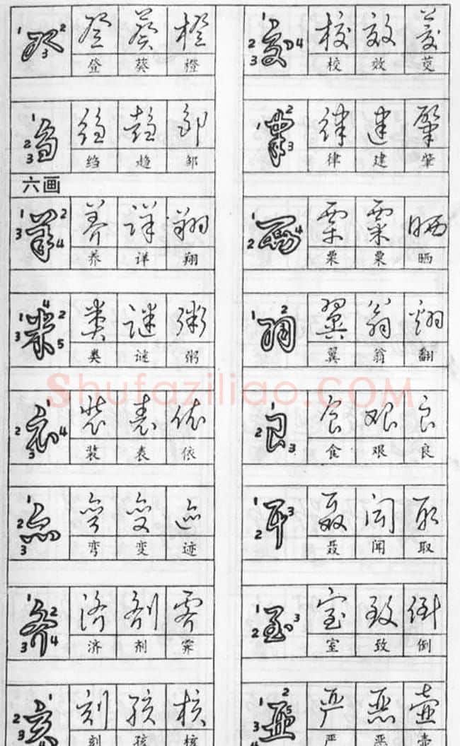 黄若舟经典字帖《怎样快写钢笔字》 | 硬笔书法字帖