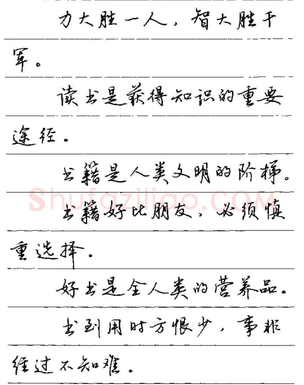 卢中南硬笔字帖《谚语名句》行书篇 | 钢笔书法字帖
