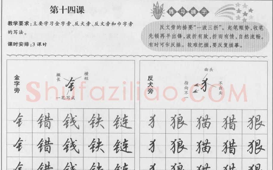 钢笔行书入门教材 | 钢笔书法字帖