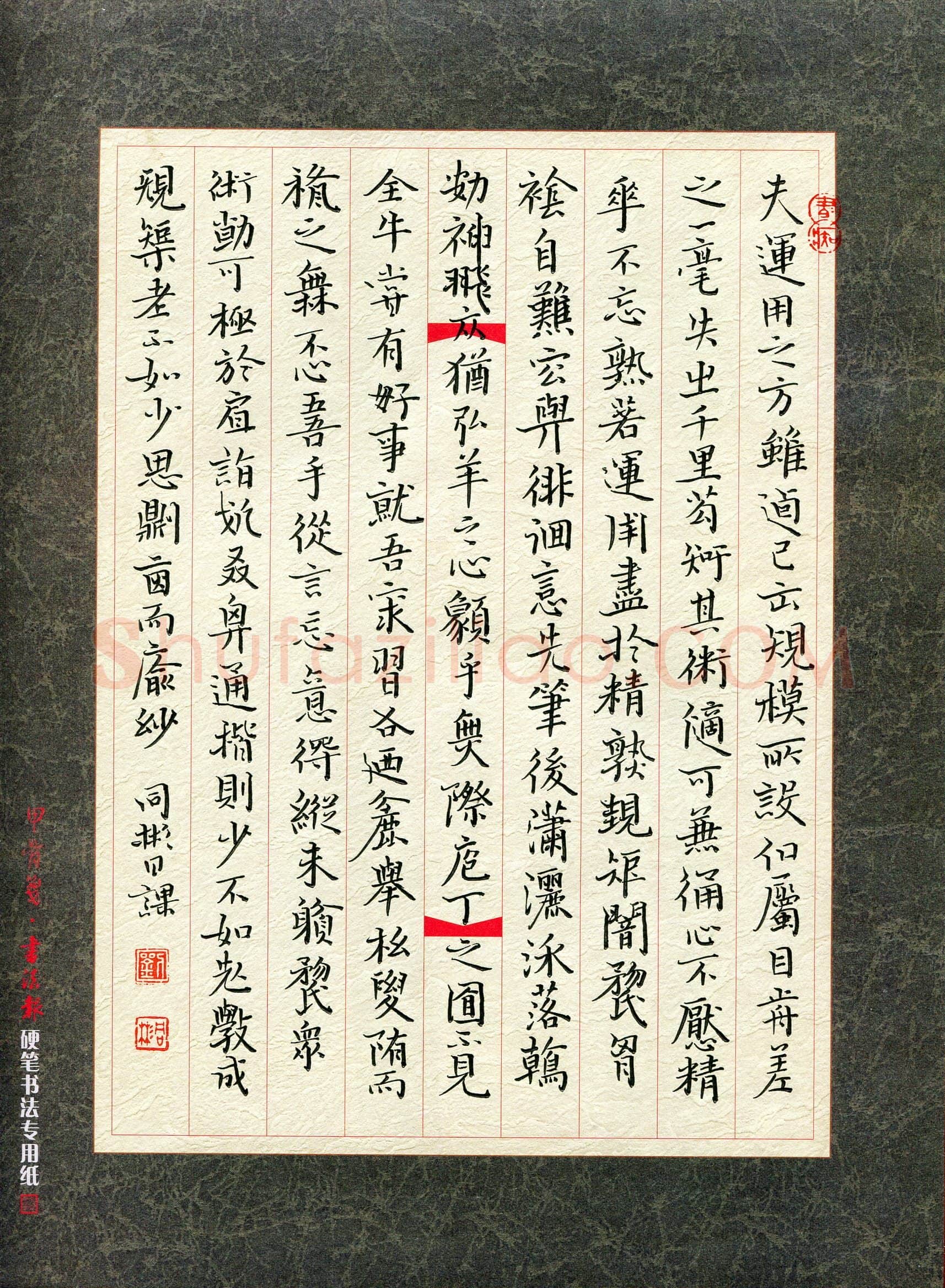 刘同彬(成人组 优秀奖)硬笔书法大赛获奖作品,刘同彬硬笔书法作品