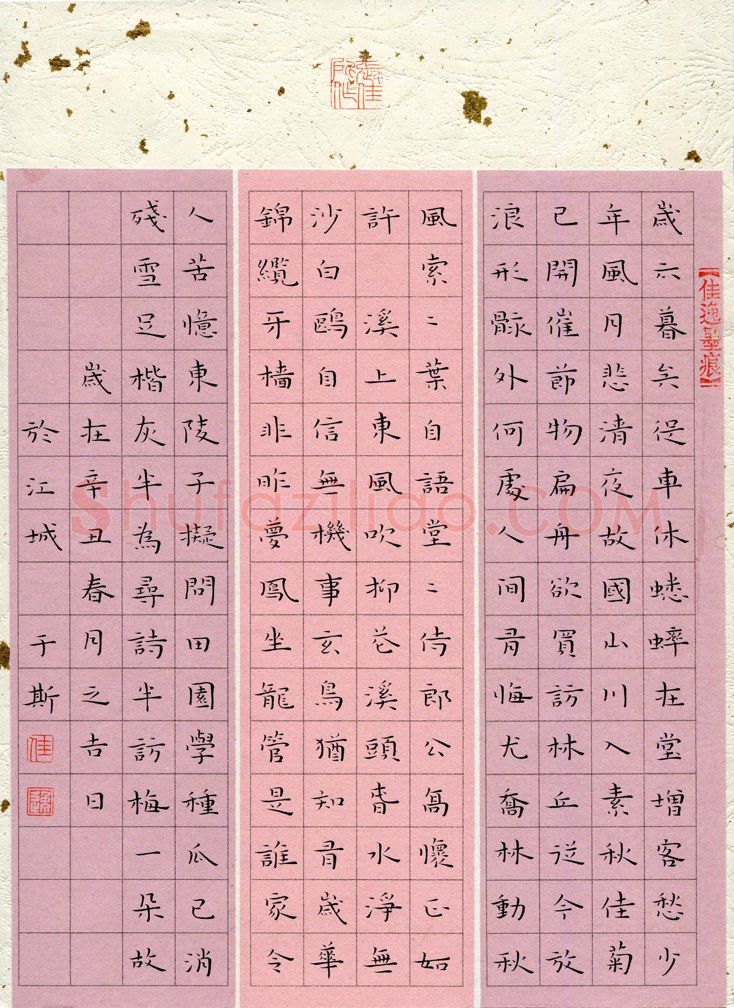 秦于斯(少儿组 12岁 特等奖)硬笔书法大赛获奖作品,秦于斯硬笔书法作品