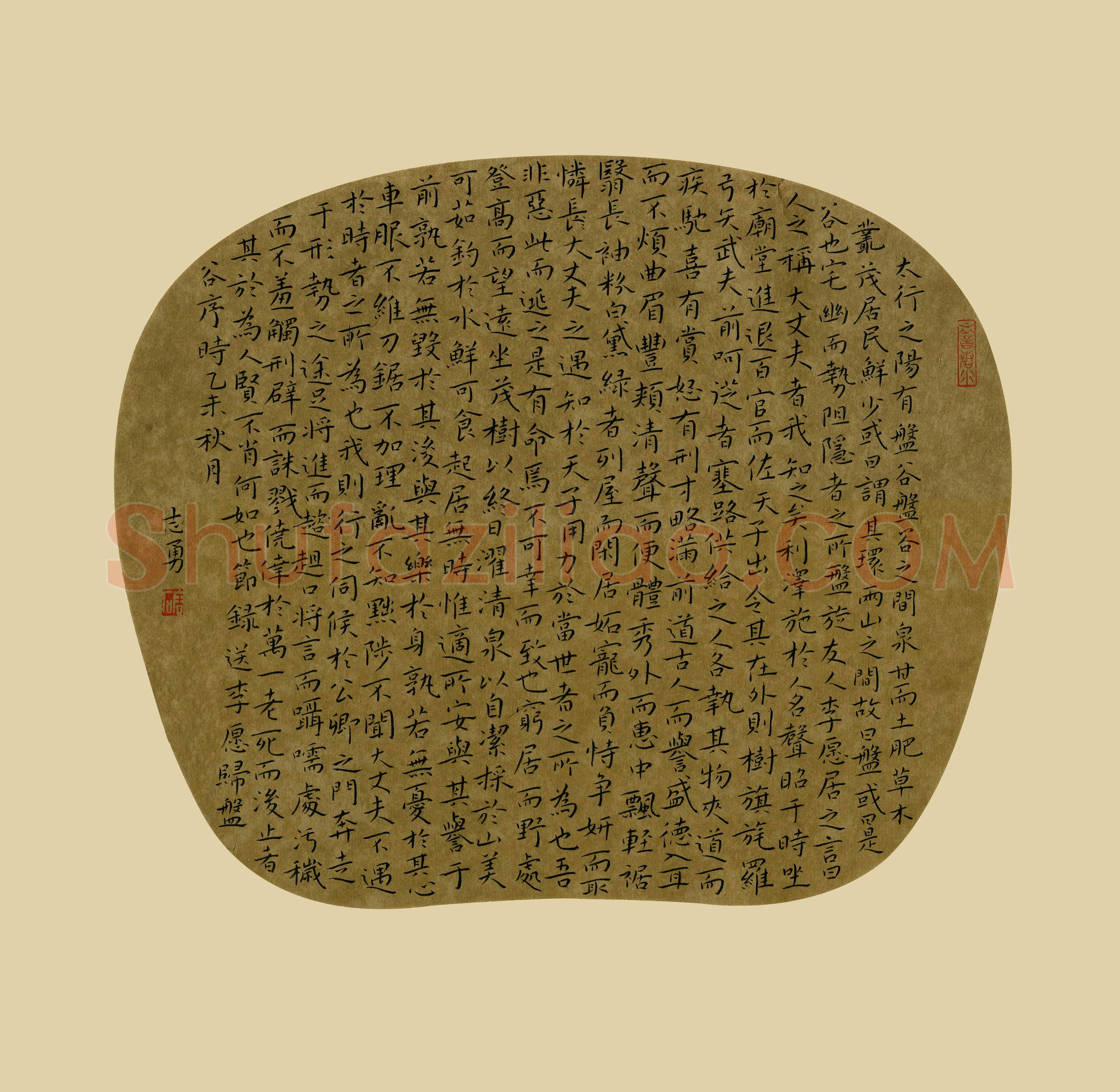 吴志勇(成人组 银奖)硬笔书法大赛获奖作品,吴志勇硬笔书法作品