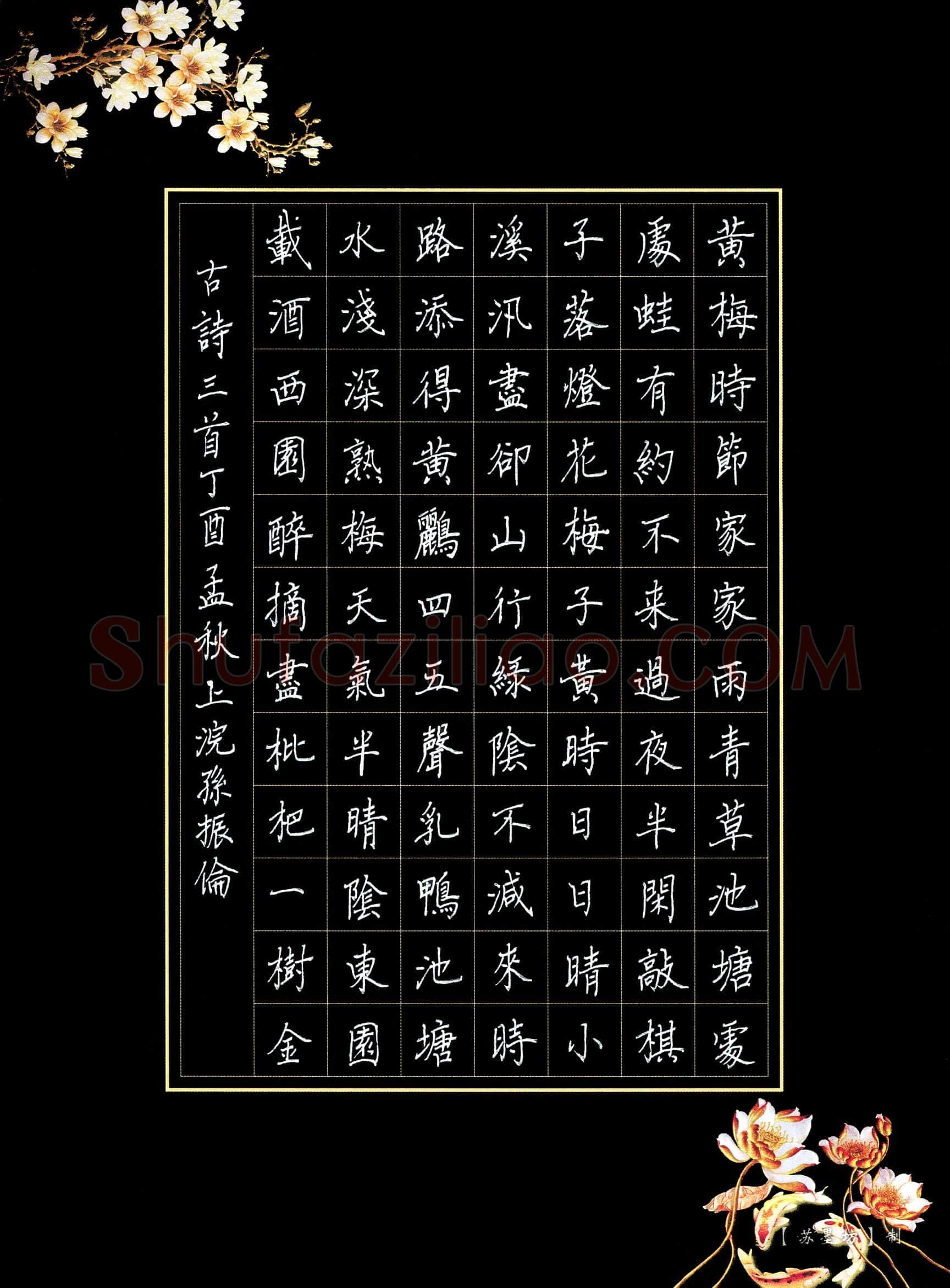 孙振伦(少儿组 12岁 金奖)硬笔书法大赛获奖作品,孙振伦硬笔书法作品