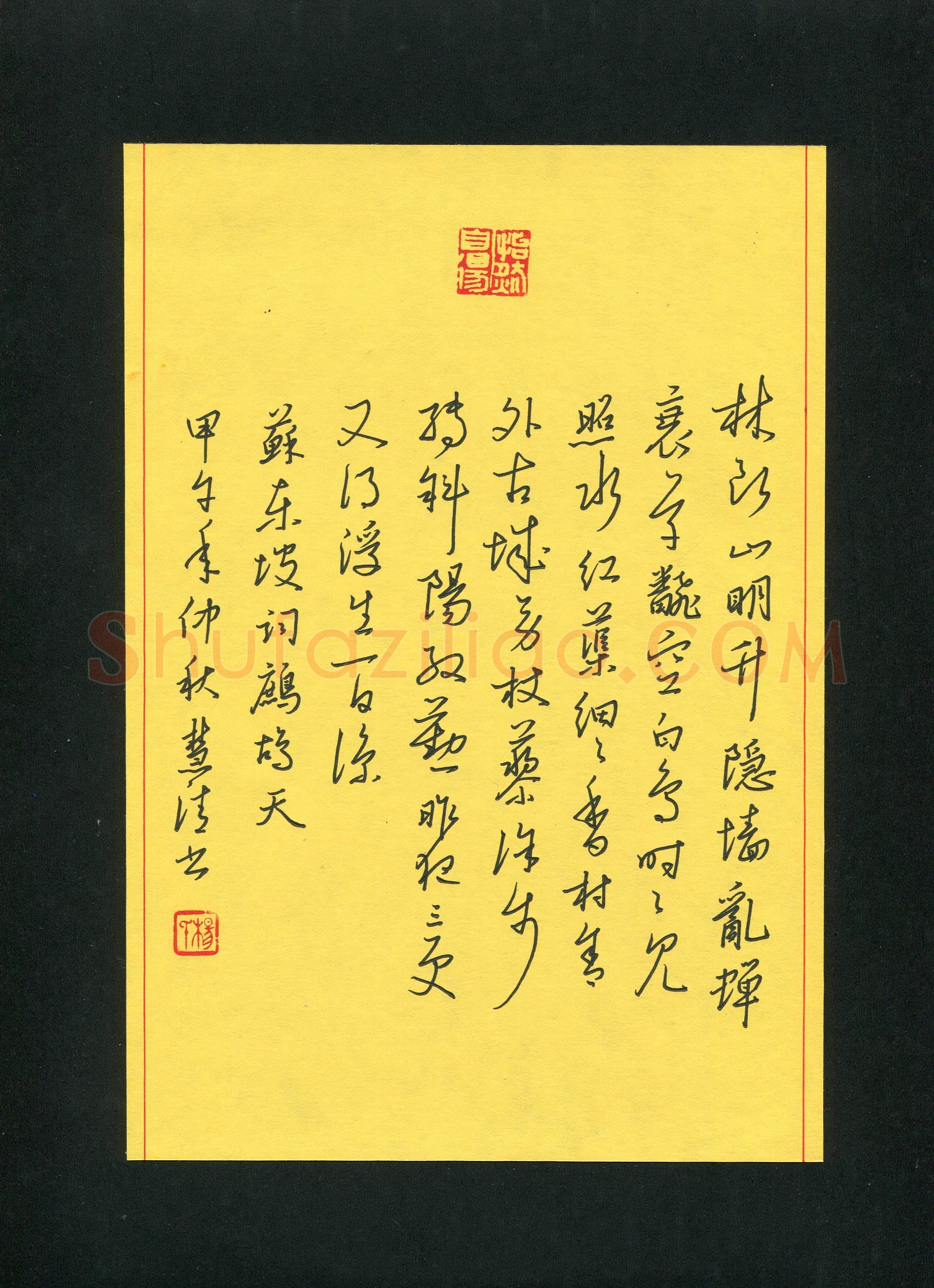 杨慧清(成人组)硬笔书法大赛入围作品选登,杨慧清硬笔书法作品