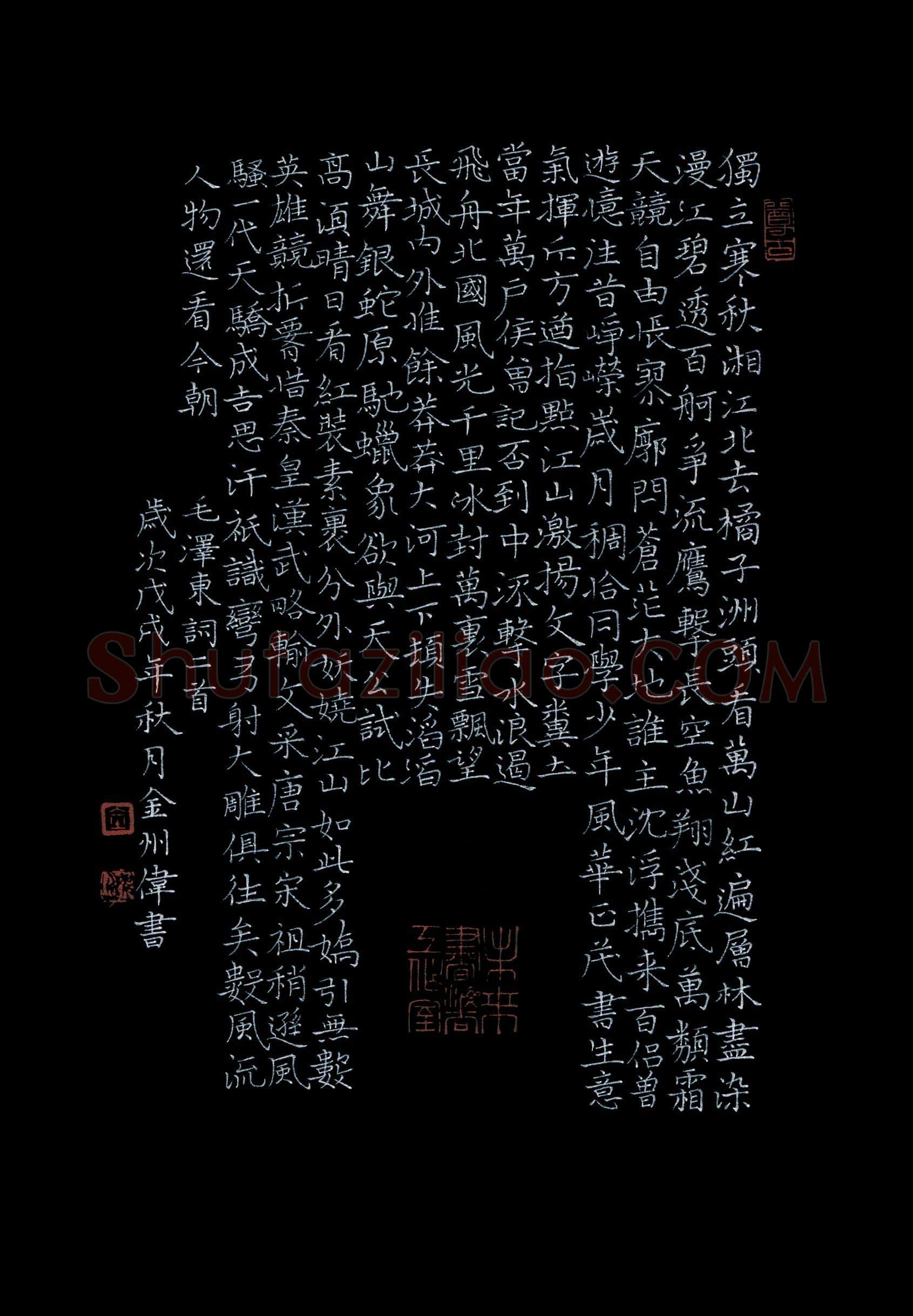 金州伟(成人组 优秀奖)硬笔书法大赛获奖作品,金州伟硬笔书法作品