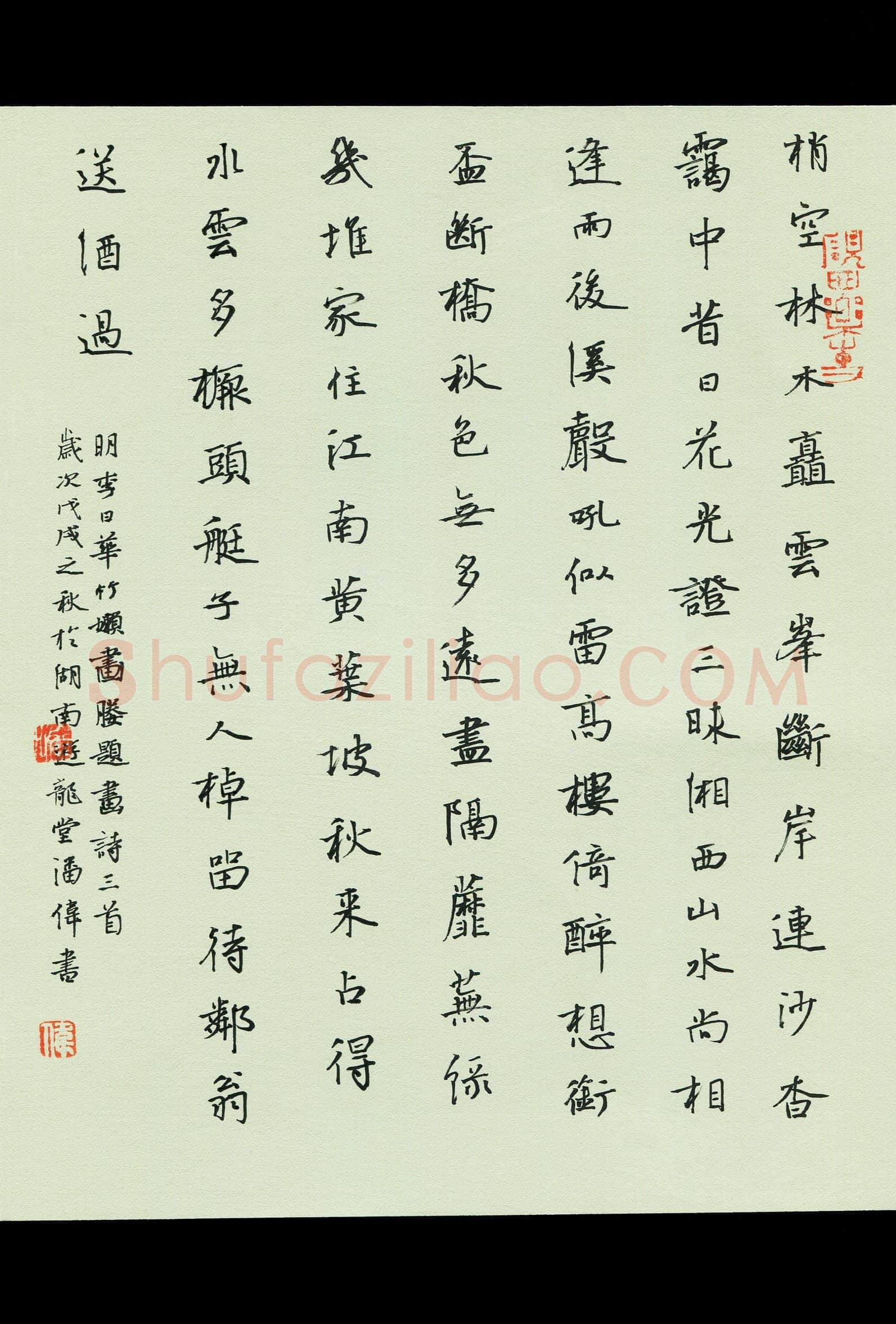 潘伟(成人组 金奖)硬笔书法大赛获奖作品,潘伟硬笔书法作品