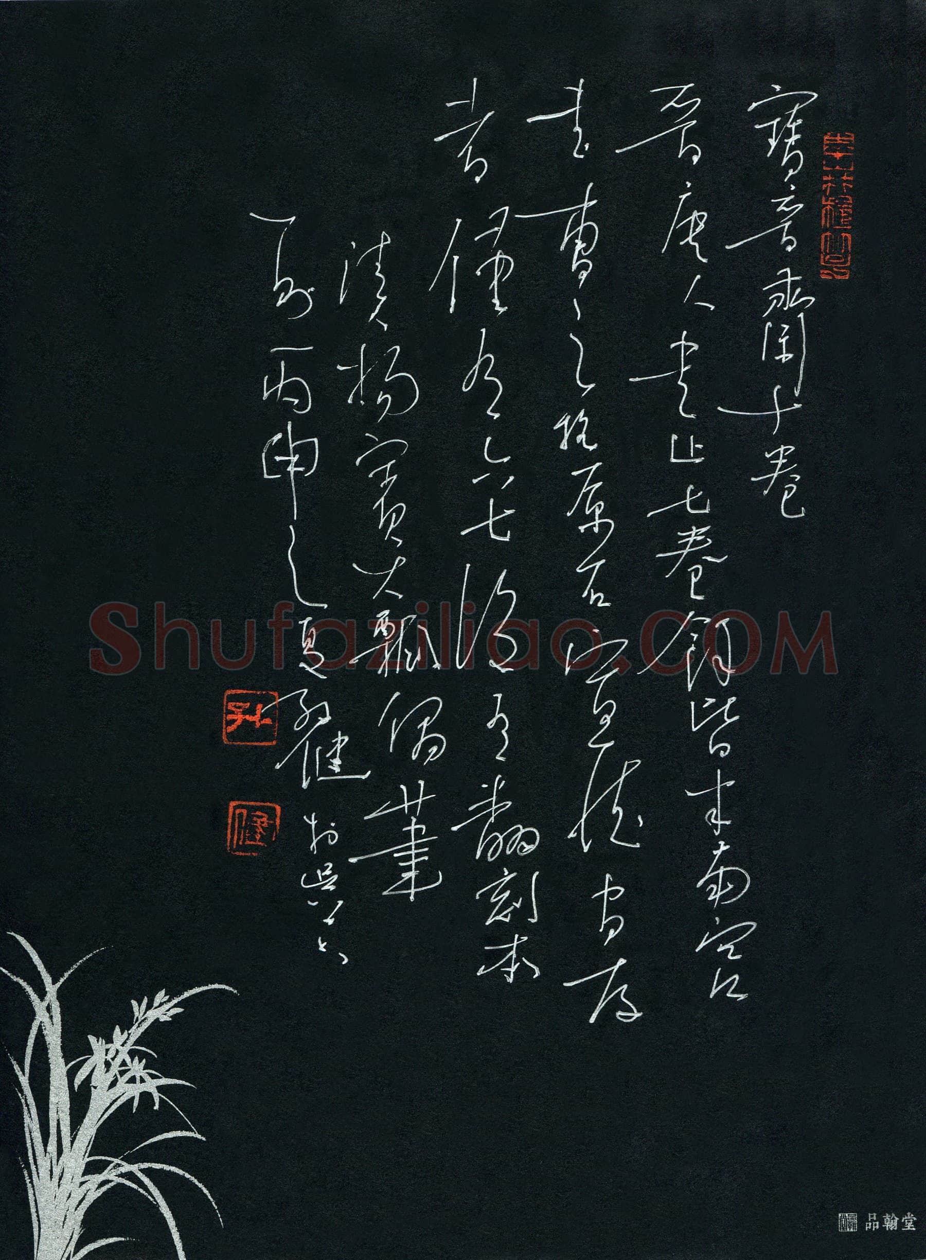 孙健硬笔草书杨宾大瓢偶笔,孙健硬笔书法作品