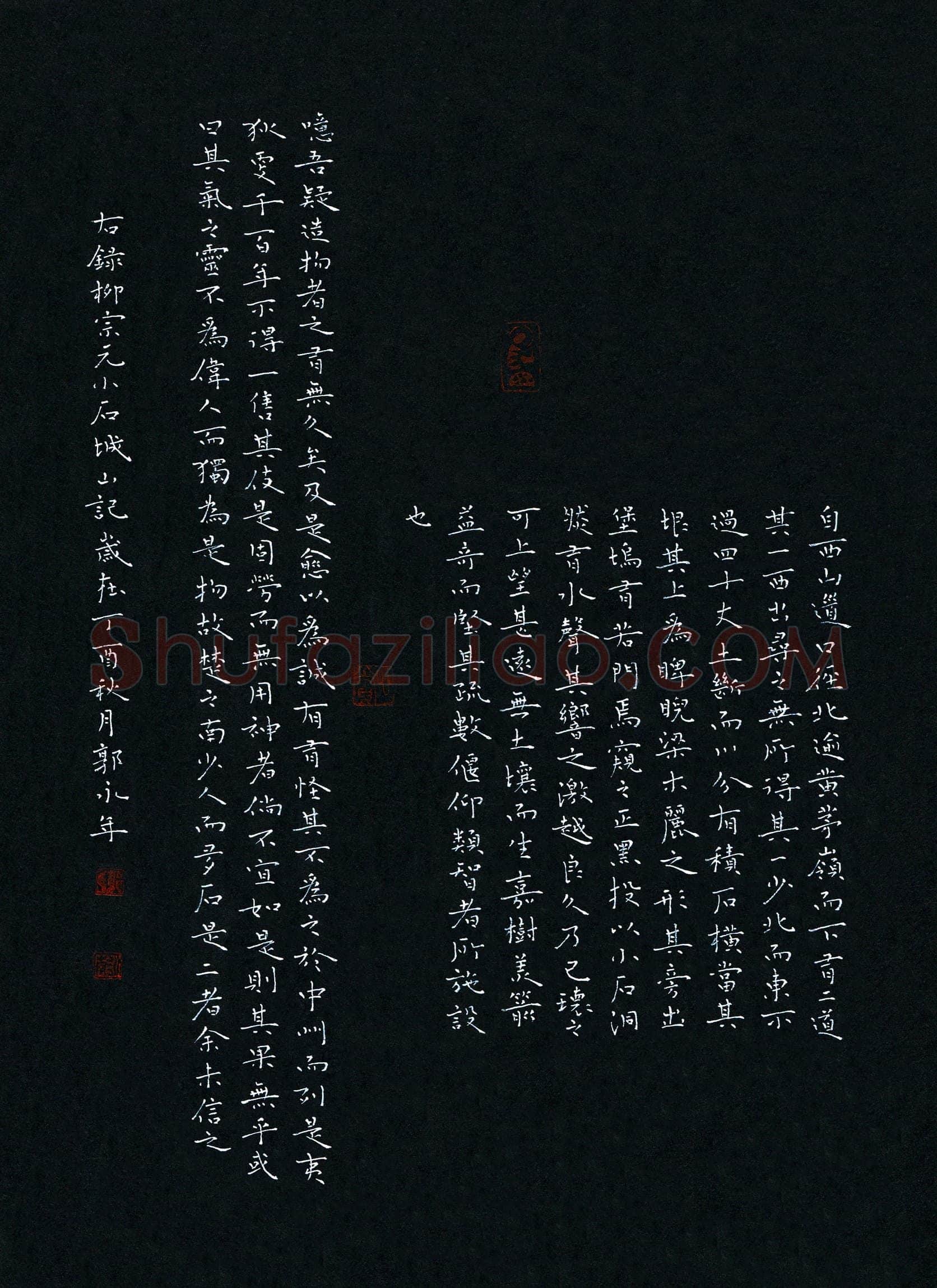 郭永年(成人组 优秀奖)硬笔书法大赛获奖作品,郭永年硬笔书法作品