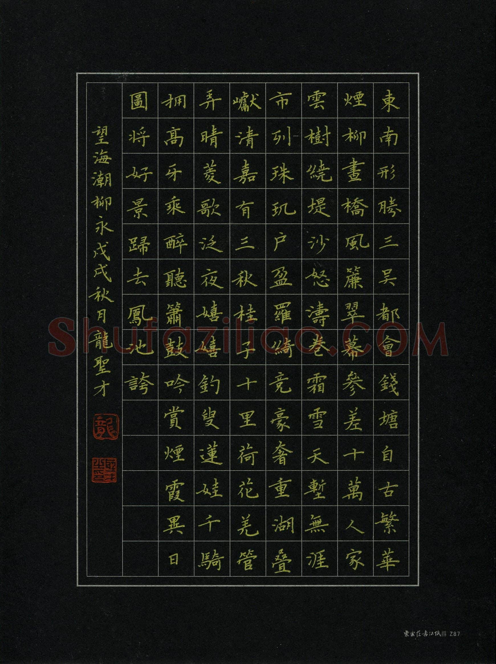 龙圣才(成人组 优秀奖)硬笔书法大赛获奖作品,龙圣才硬笔书法作品