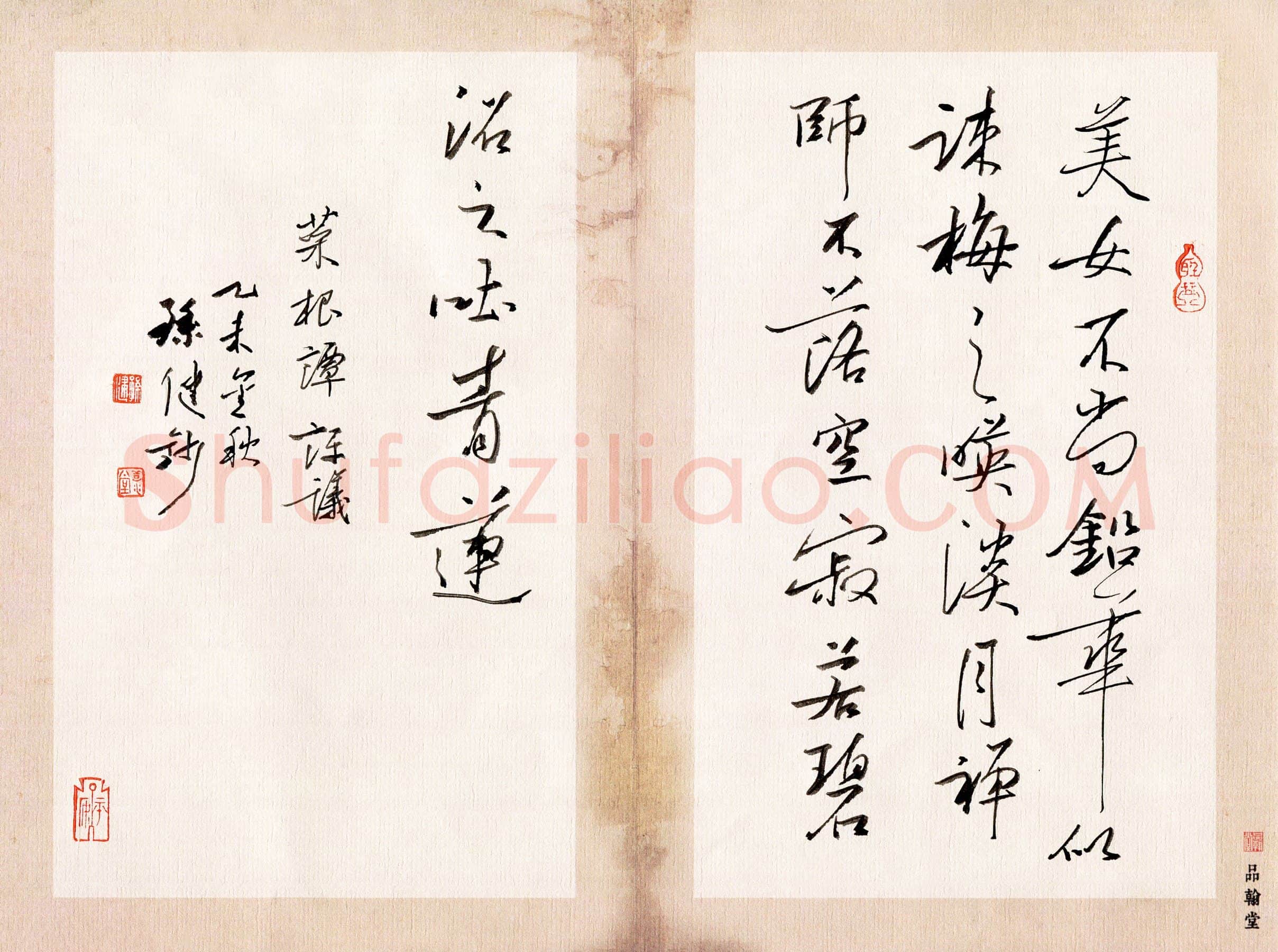 孙健硬笔行书菜根谭评议,孙健硬笔书法作品