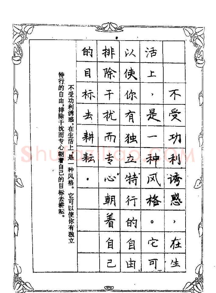 赵忱硬笔书法字帖《罗兰小语钢笔书法》 | 钢笔书法字帖