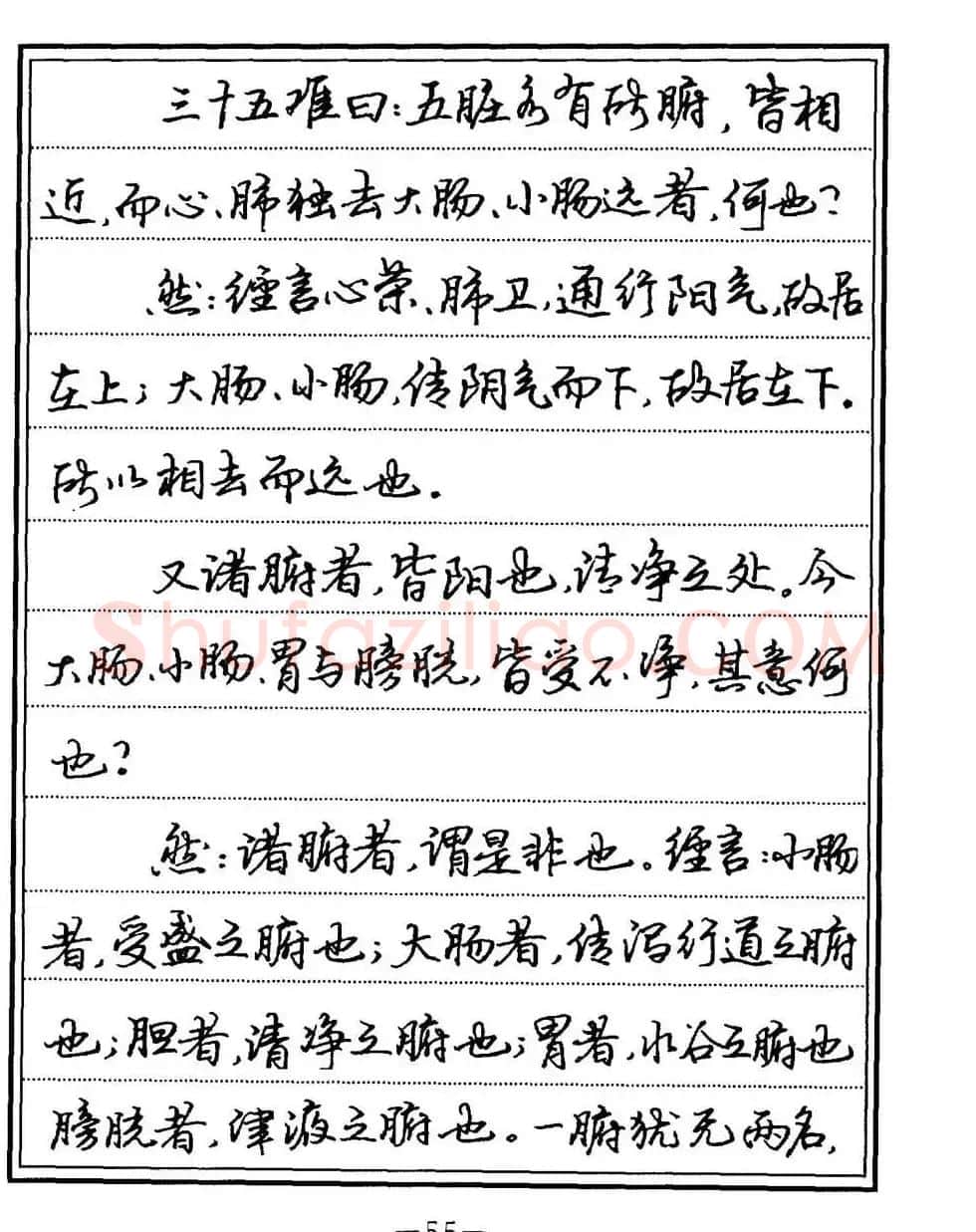 苏德生书法《中医经典钢笔字帖难经》 | 硬笔书法字帖