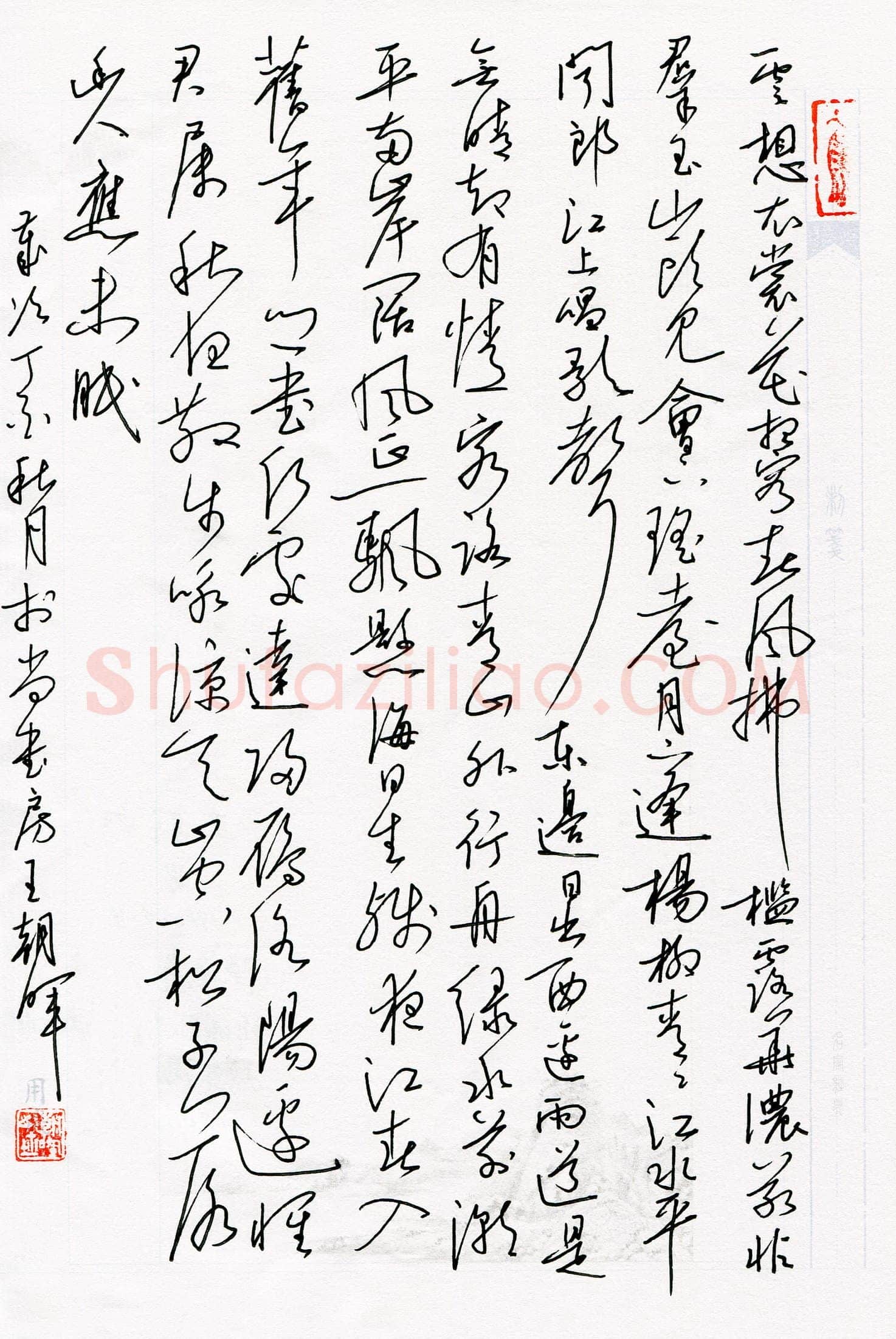 王朝晖(成人组 优秀奖)硬笔书法大赛获奖作品,王朝晖硬笔书法作品