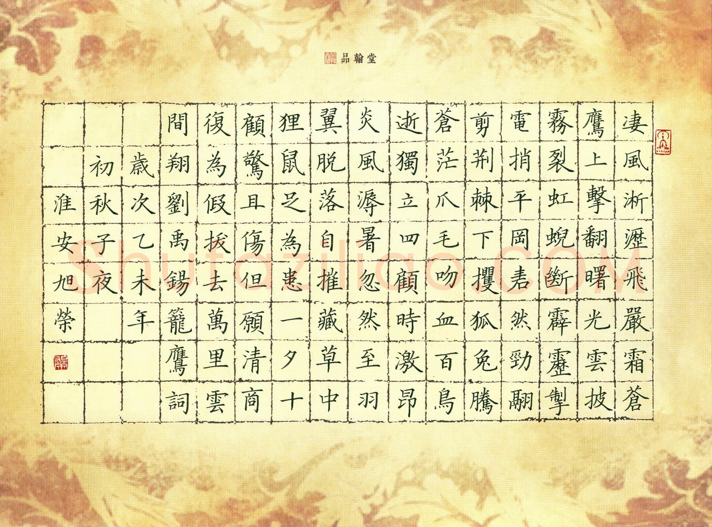 姚旭荣硬笔楷书刘禹锡笼鹰词,姚旭荣硬笔书法作品