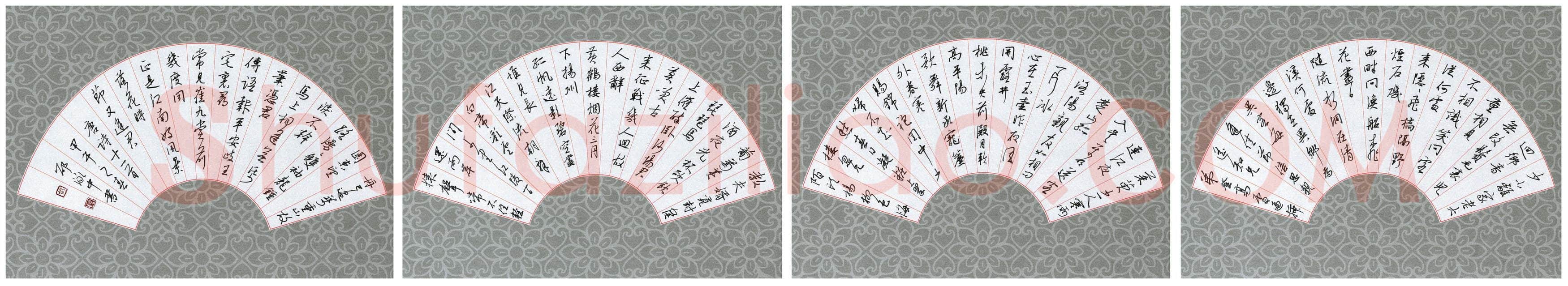 邵泳中硬笔行书唐诗十一首,邵泳中硬笔书法作品