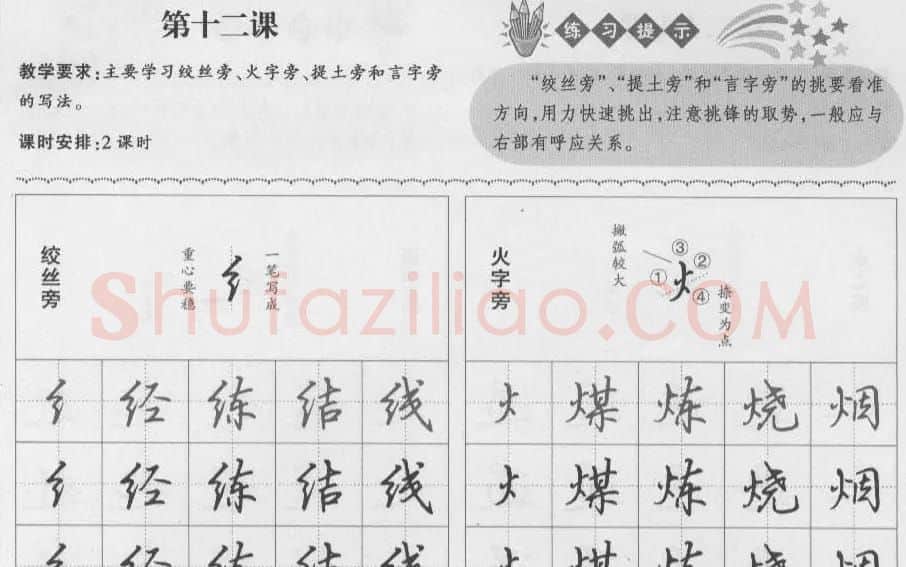 钢笔行书入门教材 | 钢笔书法字帖