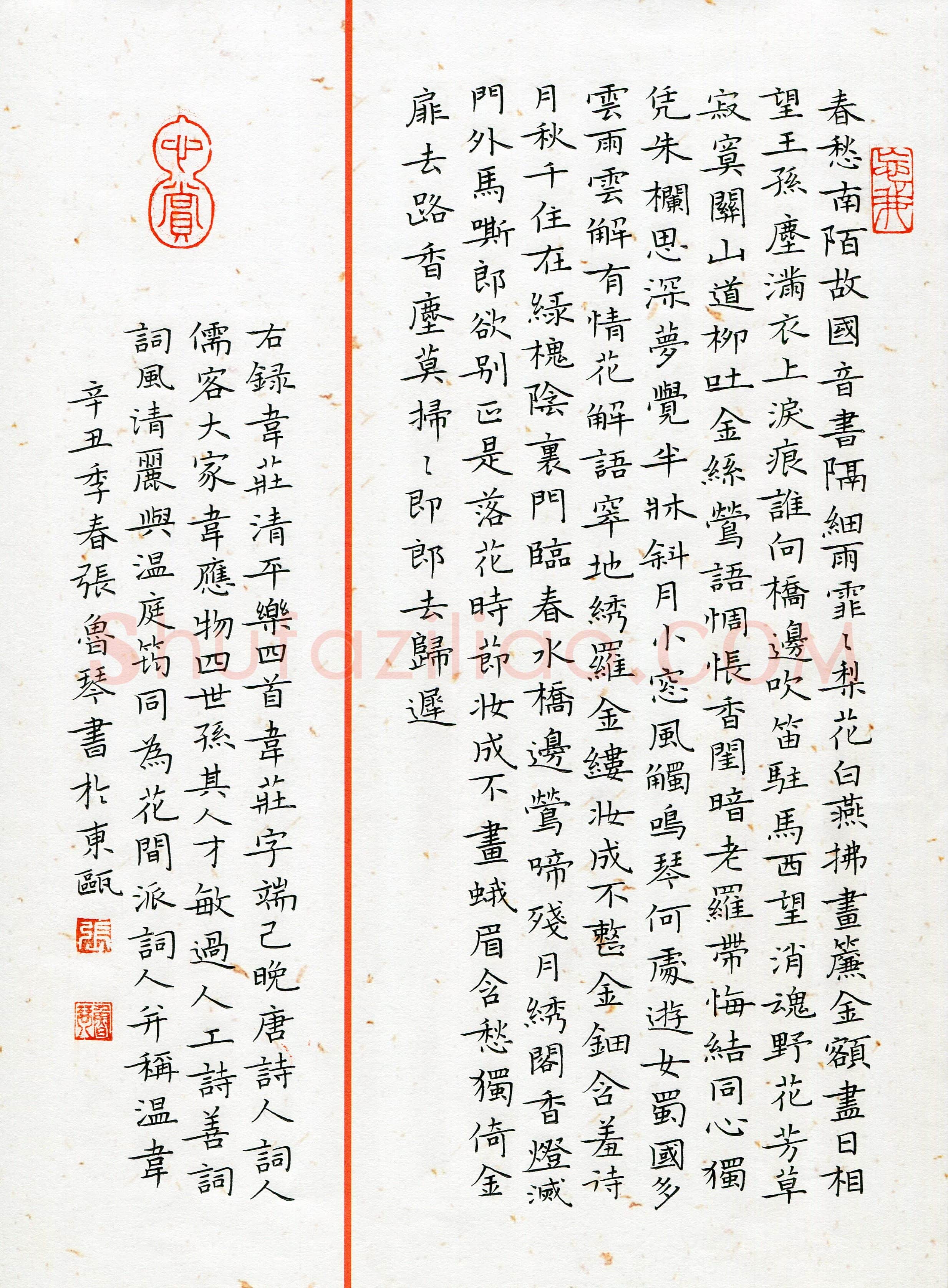 张鲁琴(成人组 楷书 优秀奖)硬笔书法大赛获奖作品,张鲁琴硬笔书法作品