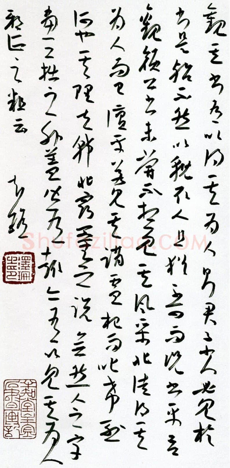 金泽珊硬笔草书苏轼题鲁公帖,金泽珊硬笔书法作品