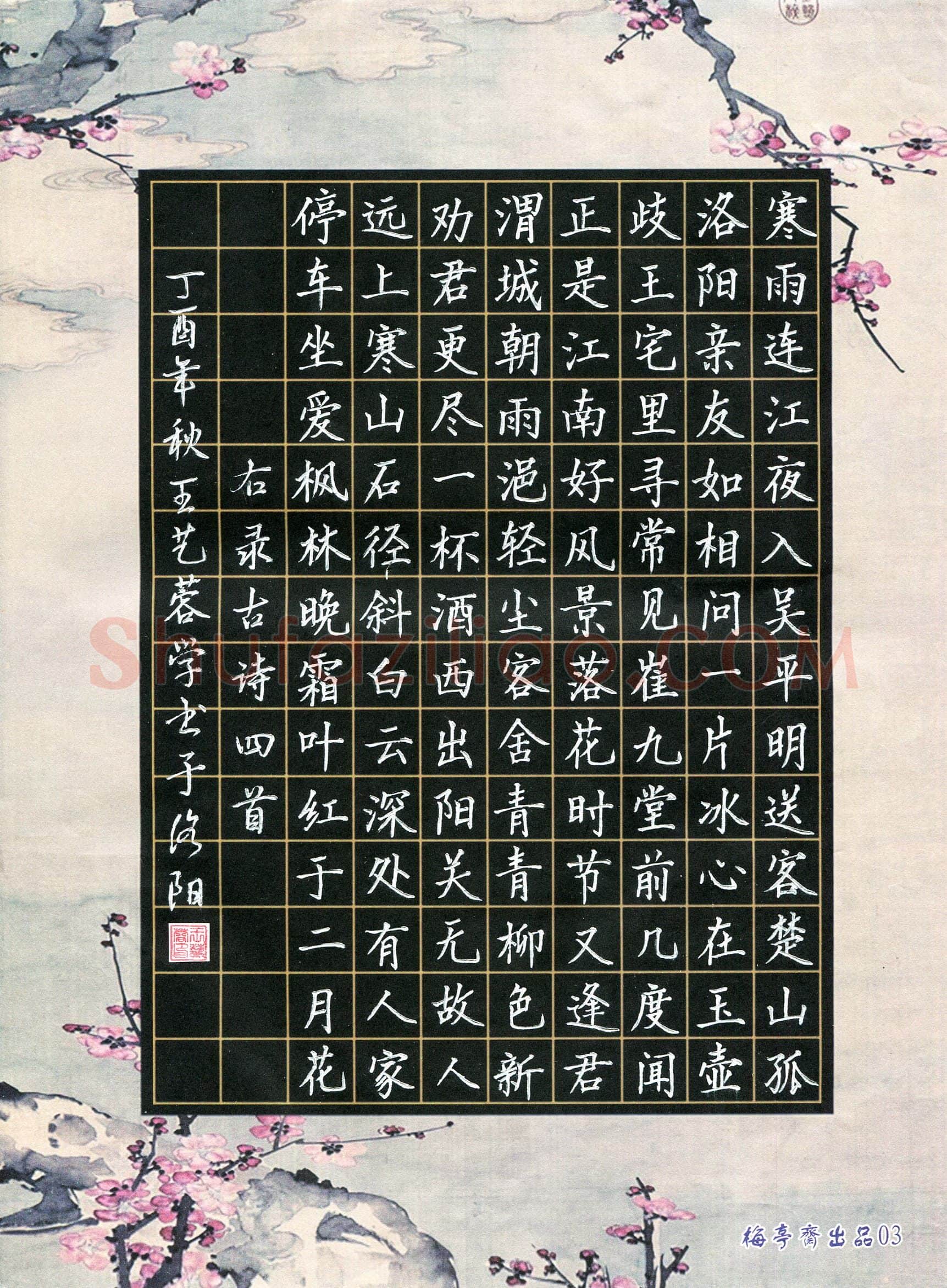 王艺蓉(少儿组 15岁 铜奖)硬笔书法大赛获奖作品,王艺蓉硬笔书法作品