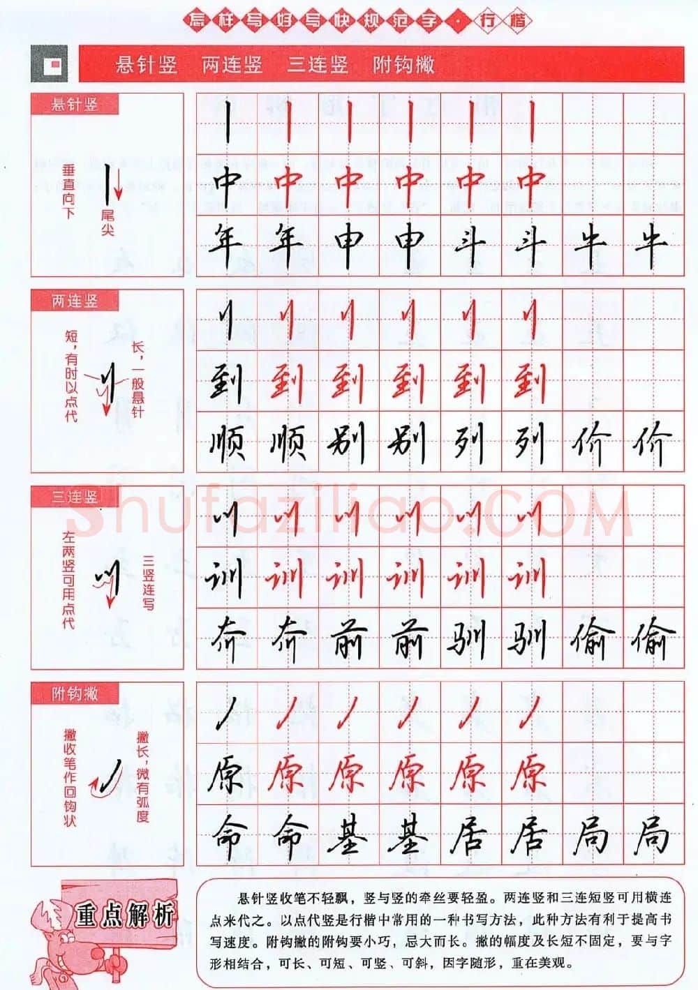 吴玉生行楷书法字帖《怎样写好写快规范字》 | 钢笔书法字帖