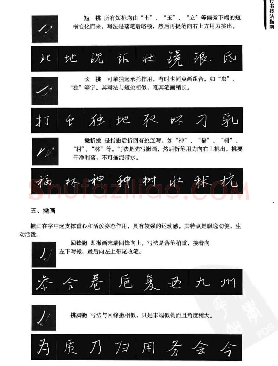 学习字帖《行书技法-中国硬笔书法指南》 | 钢笔书法字帖