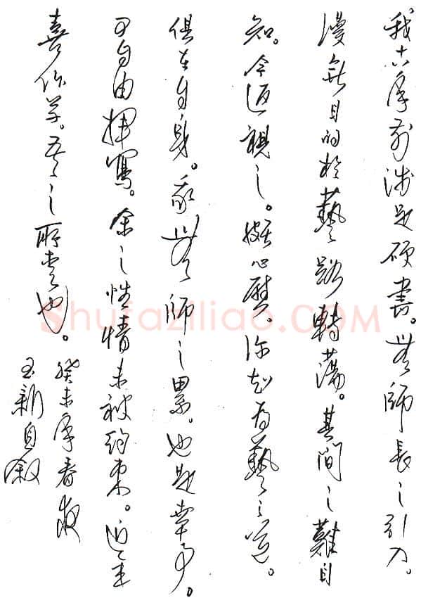齐玉新美工笔行草自述,齐玉新硬笔书法作品