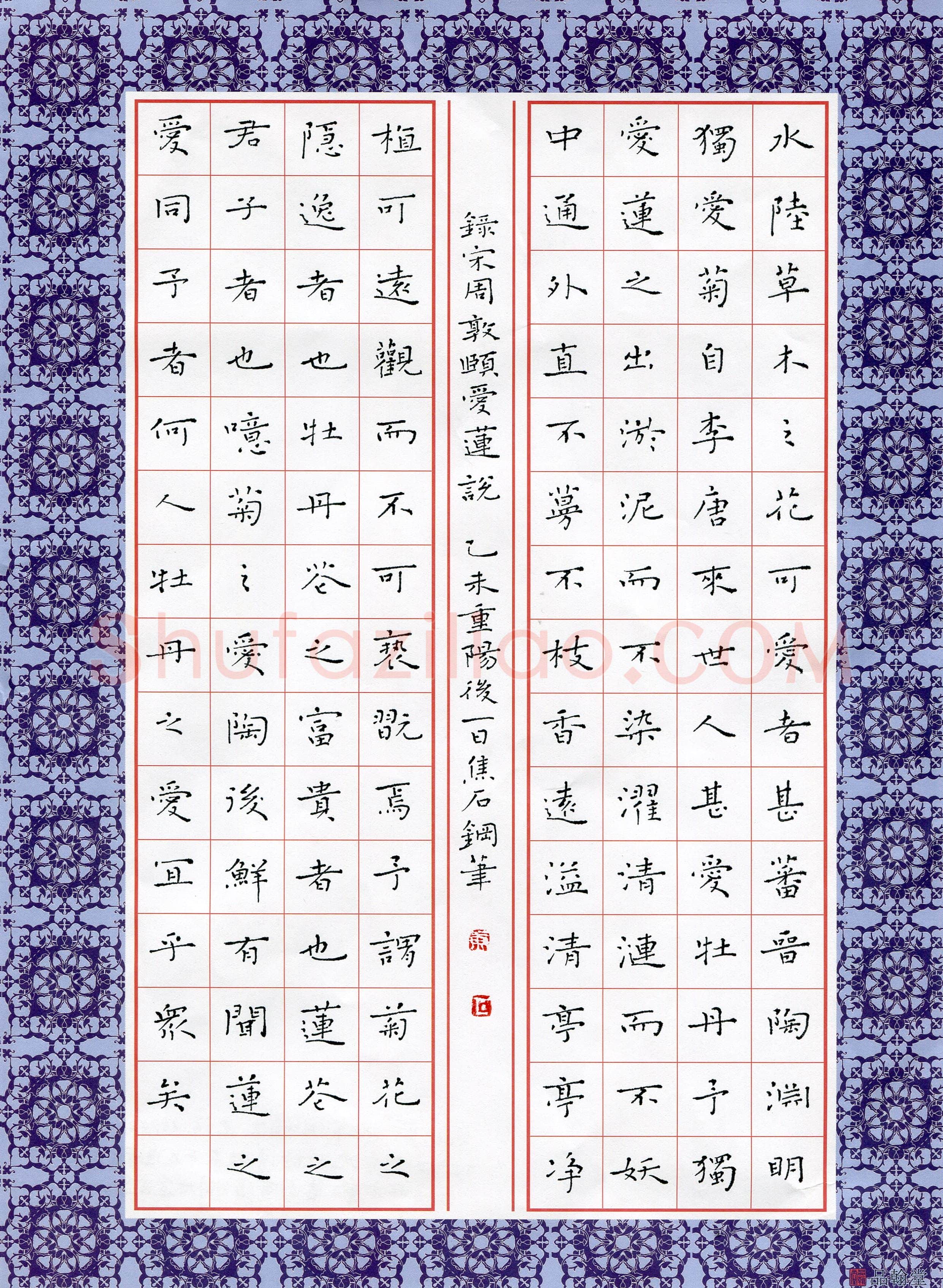 焦石(成人组 优秀奖)硬笔书法大赛获奖作品,焦石硬笔书法作品