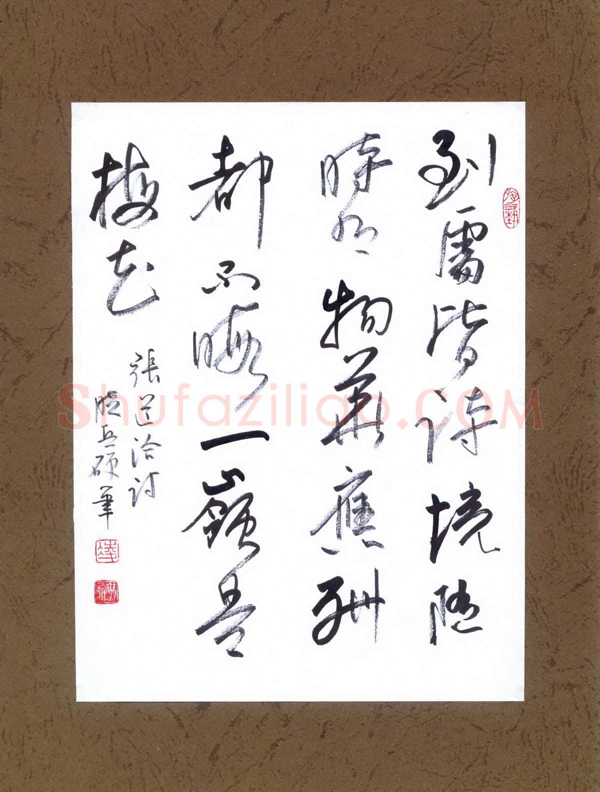 凌晓兵硬笔行书张道洽诗,硬笔书法作品