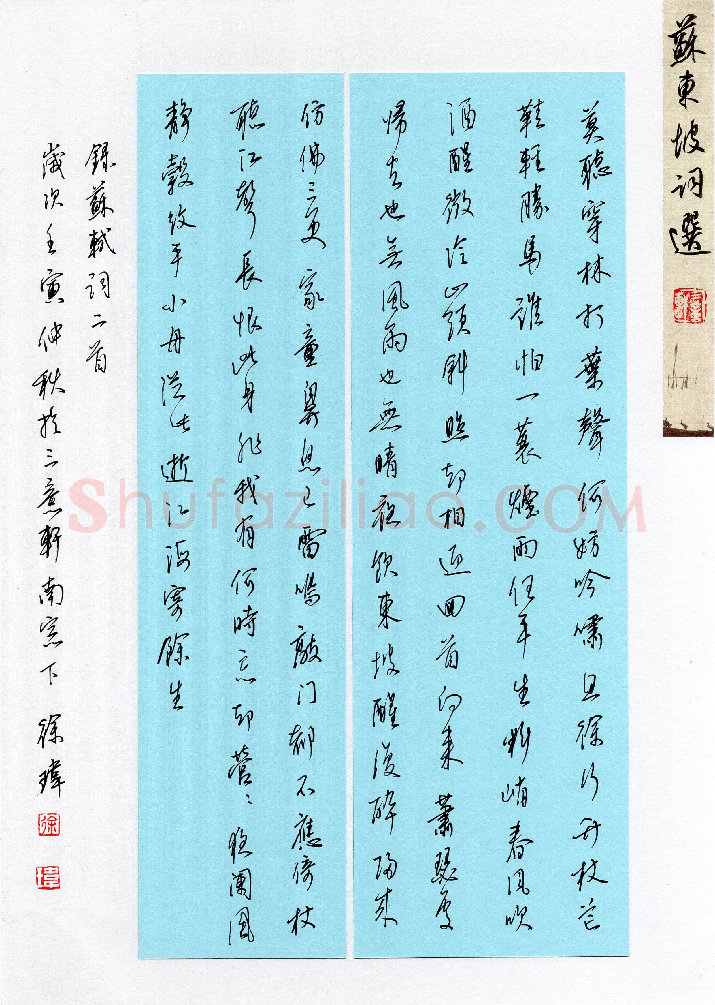 徐玮(行书 优秀奖)硬笔书法大赛获奖作品,徐玮硬笔书法作品