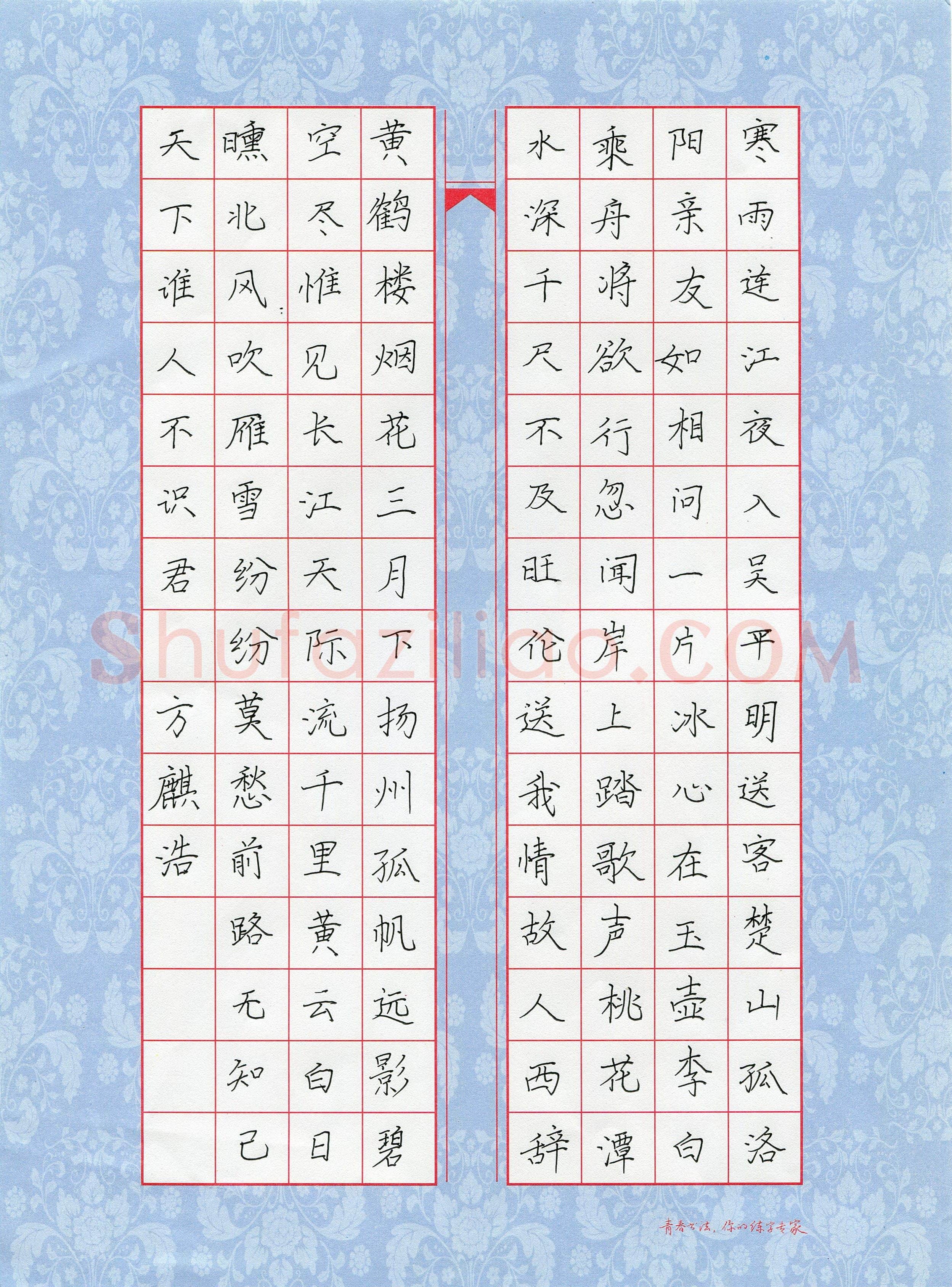 方麒浩(少儿组 13岁)硬笔书法大赛入围作品选登,方麒浩硬笔书法作品
