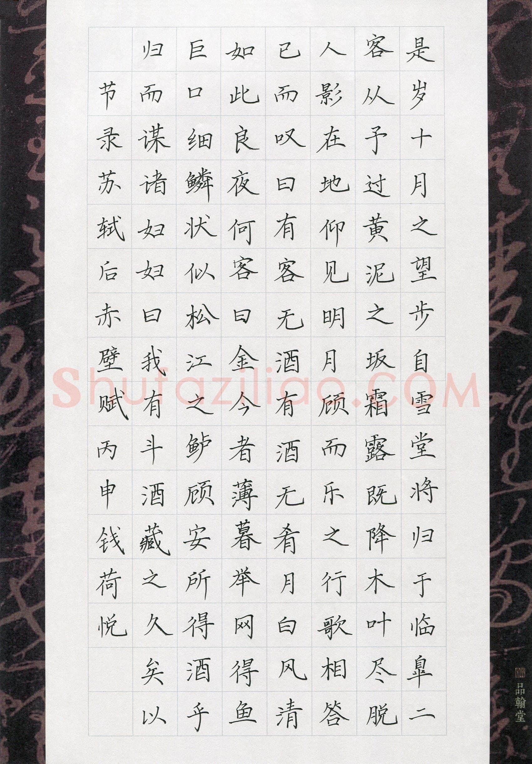 钱荷悦(少儿组 12岁)硬笔书法大赛入围作品选登,钱荷悦硬笔书法作品