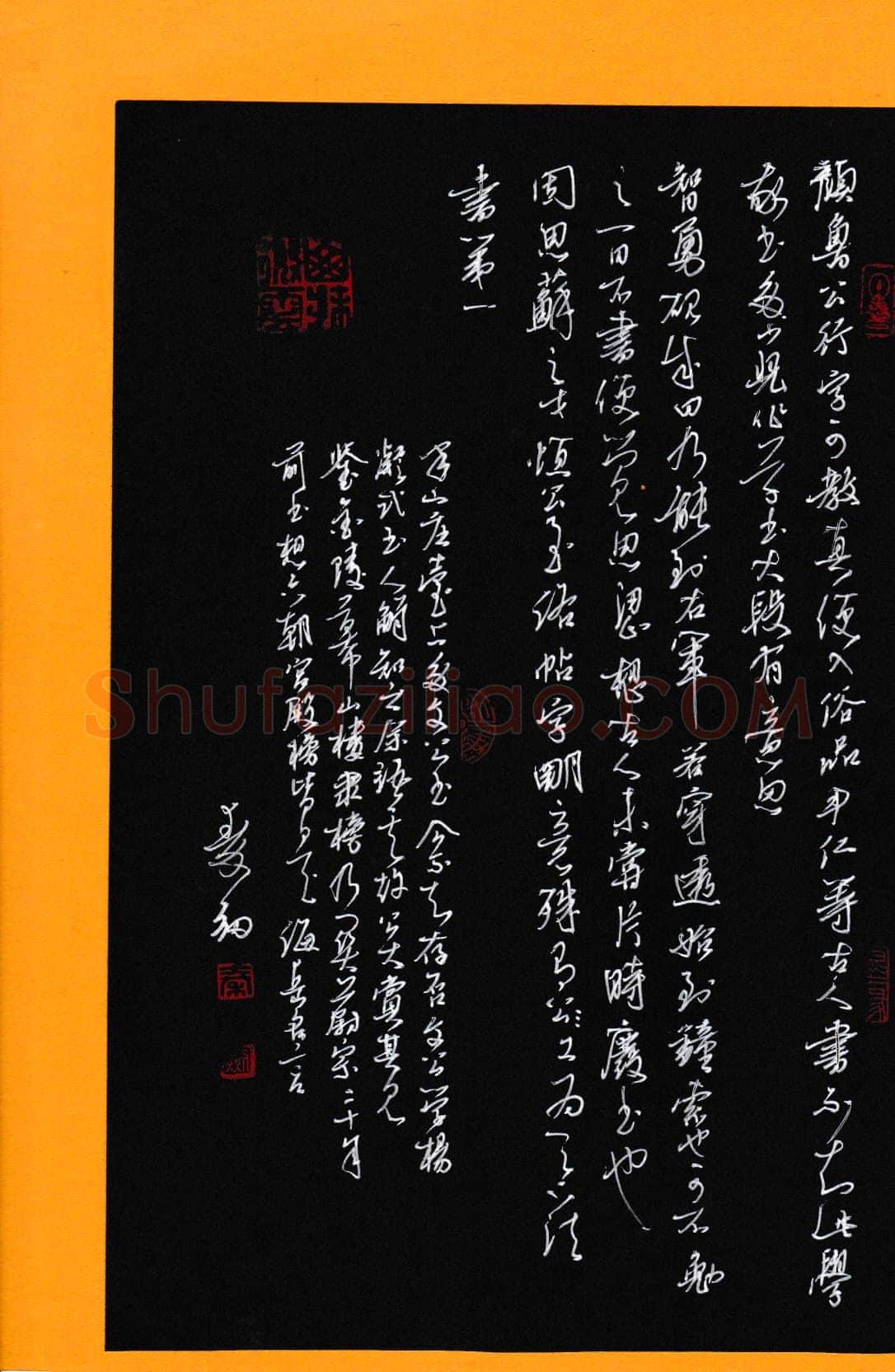 秦剑硬笔草书海岳名言节录,秦剑硬笔书法作品