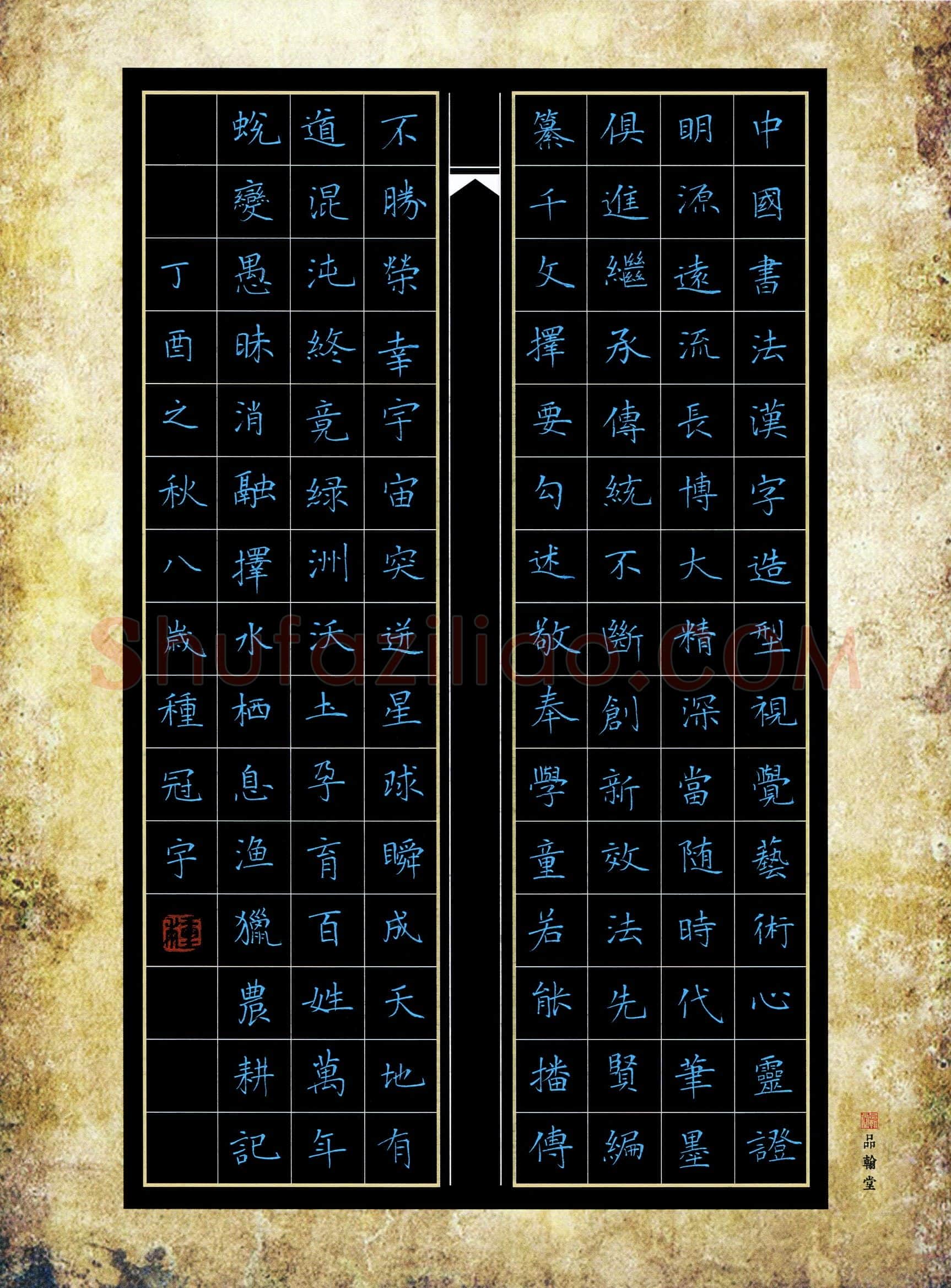 种冠宇(少儿组 8岁 特等奖)硬笔书法大赛获奖作品,种冠宇硬笔书法作品