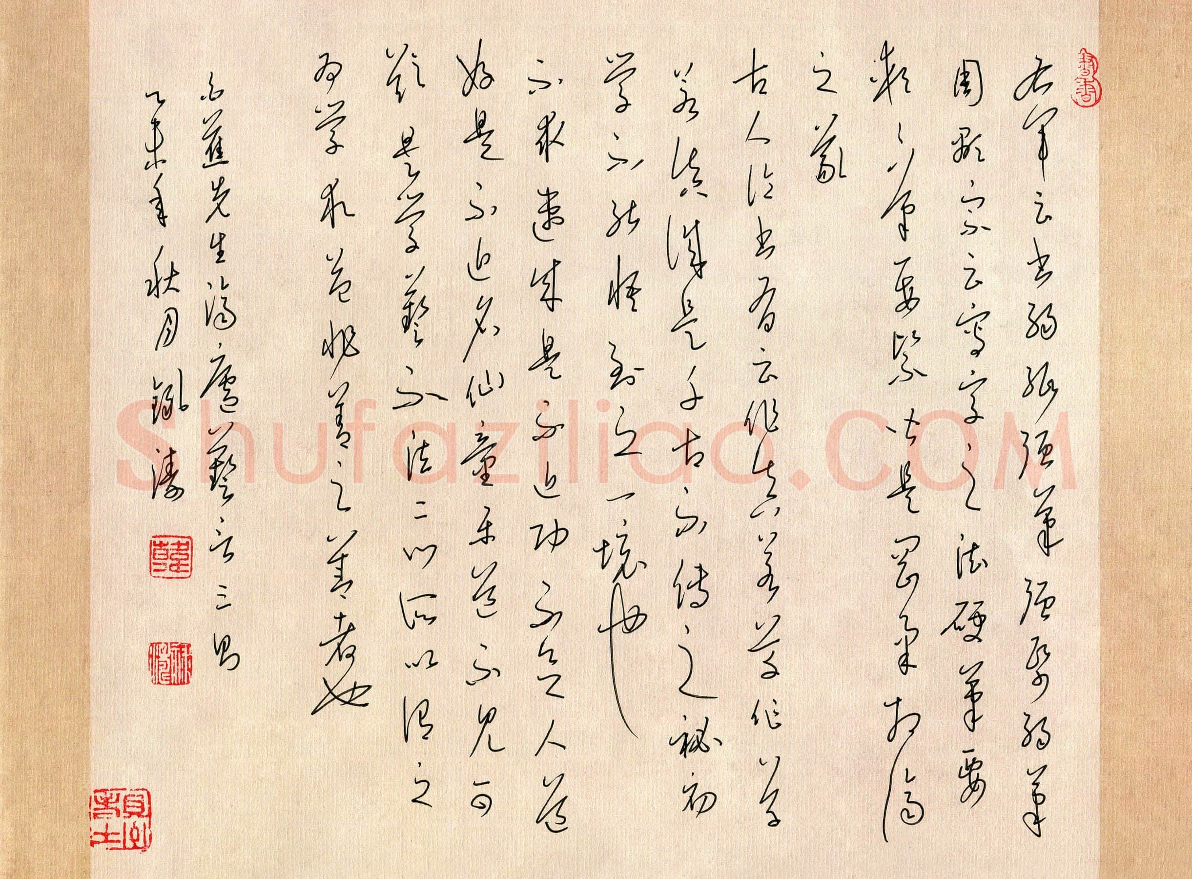 韩录涛硬笔草书白蕉济庐艺言三则,韩录涛硬笔书法作品
