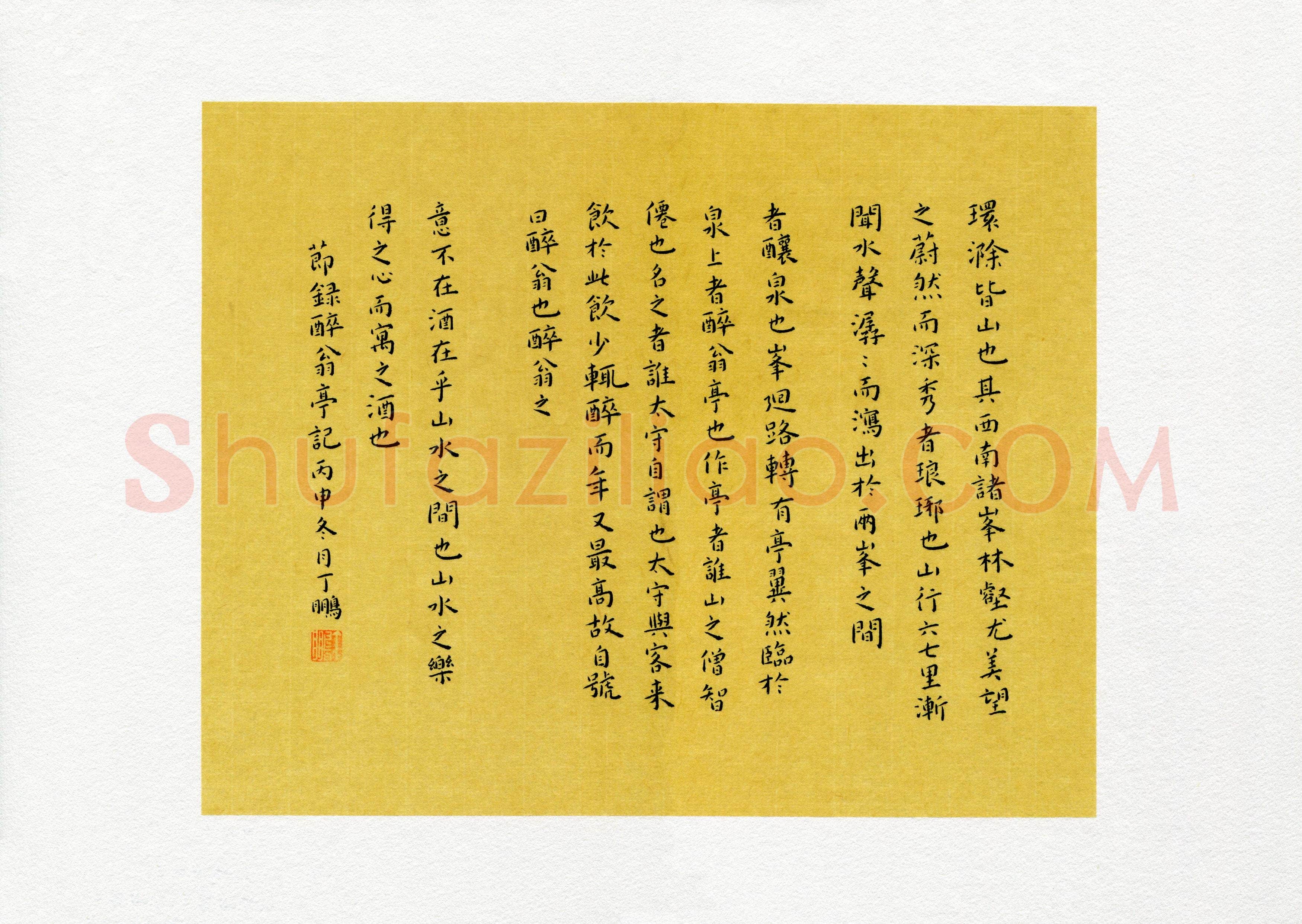丁鹏(成人组)硬笔书法大赛入围作品选登,丁鹏硬笔书法作品