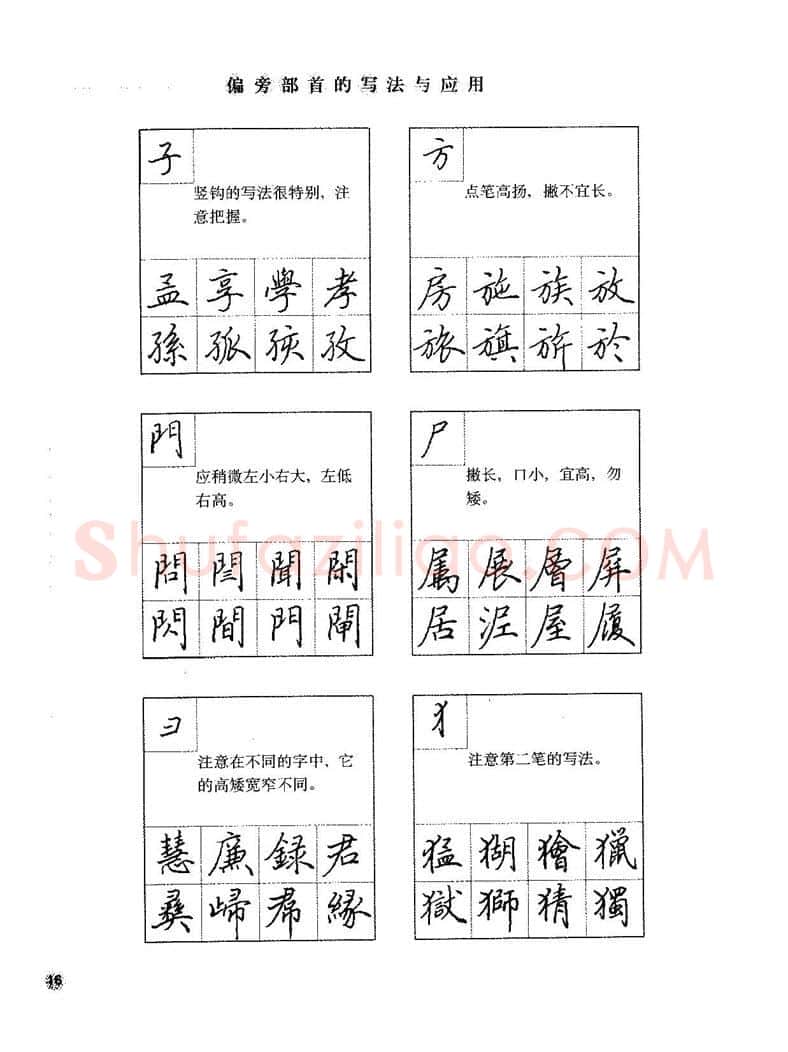 田英章硬笔楷书字帖,摘自田英章硬笔楷书标准教程字帖