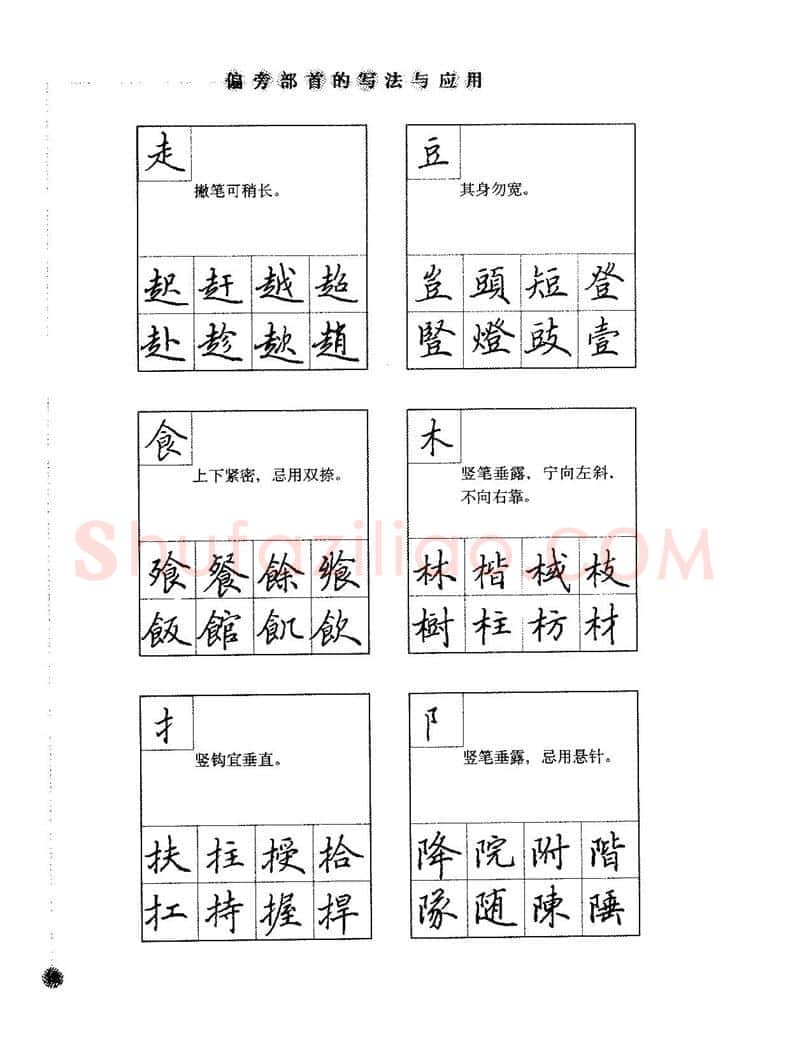田英章硬笔楷书字帖,摘自田英章硬笔楷书标准教程字帖