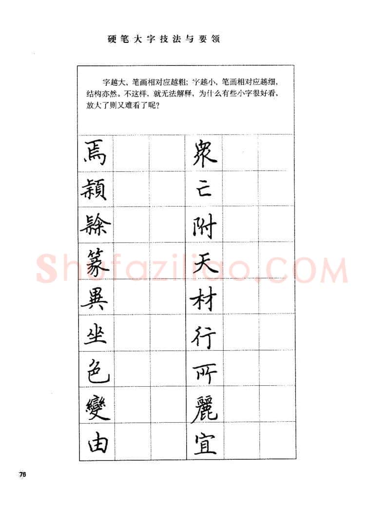 田英章硬笔楷书字帖,摘自田英章硬笔楷书标准教程字帖