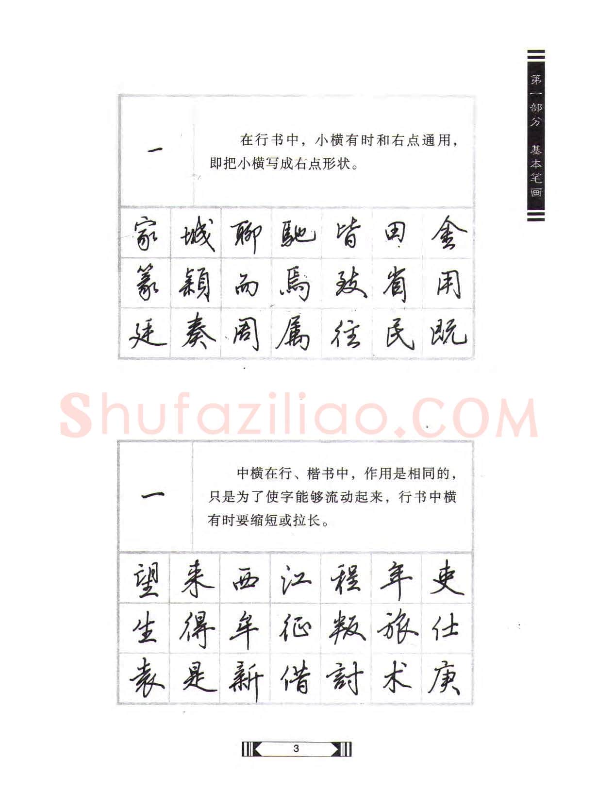 田英章硬笔行书字帖,摘自田英章硬笔行书标准教程(完整版)字帖