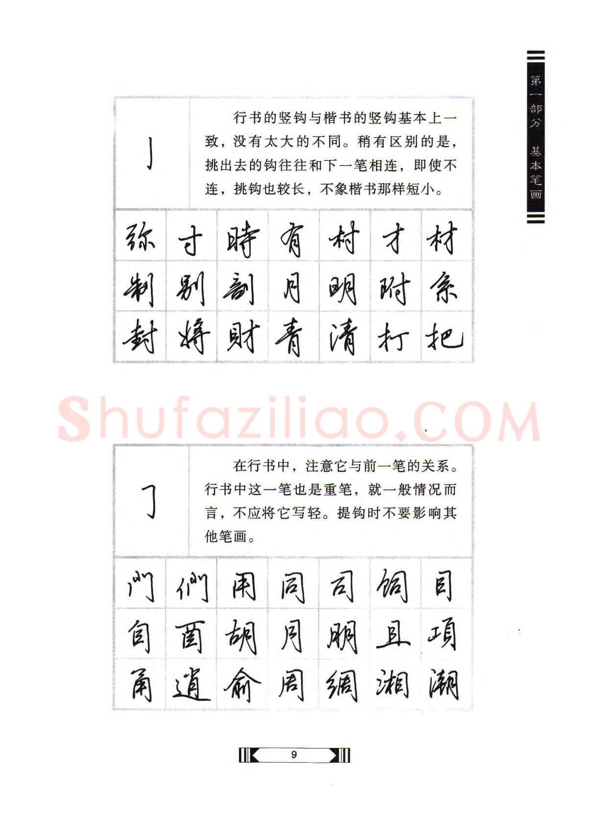 田英章硬笔行书字帖,摘自田英章硬笔行书标准教程(完整版)字帖