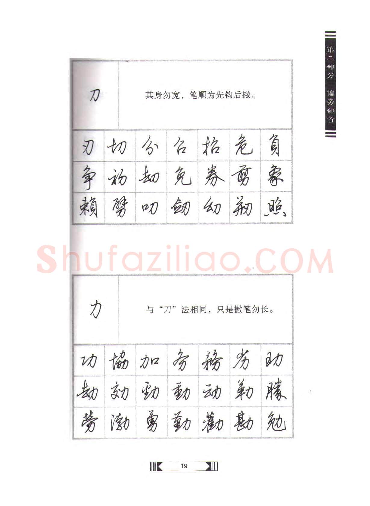 田英章硬笔行书字帖,摘自田英章硬笔行书标准教程(完整版)字帖