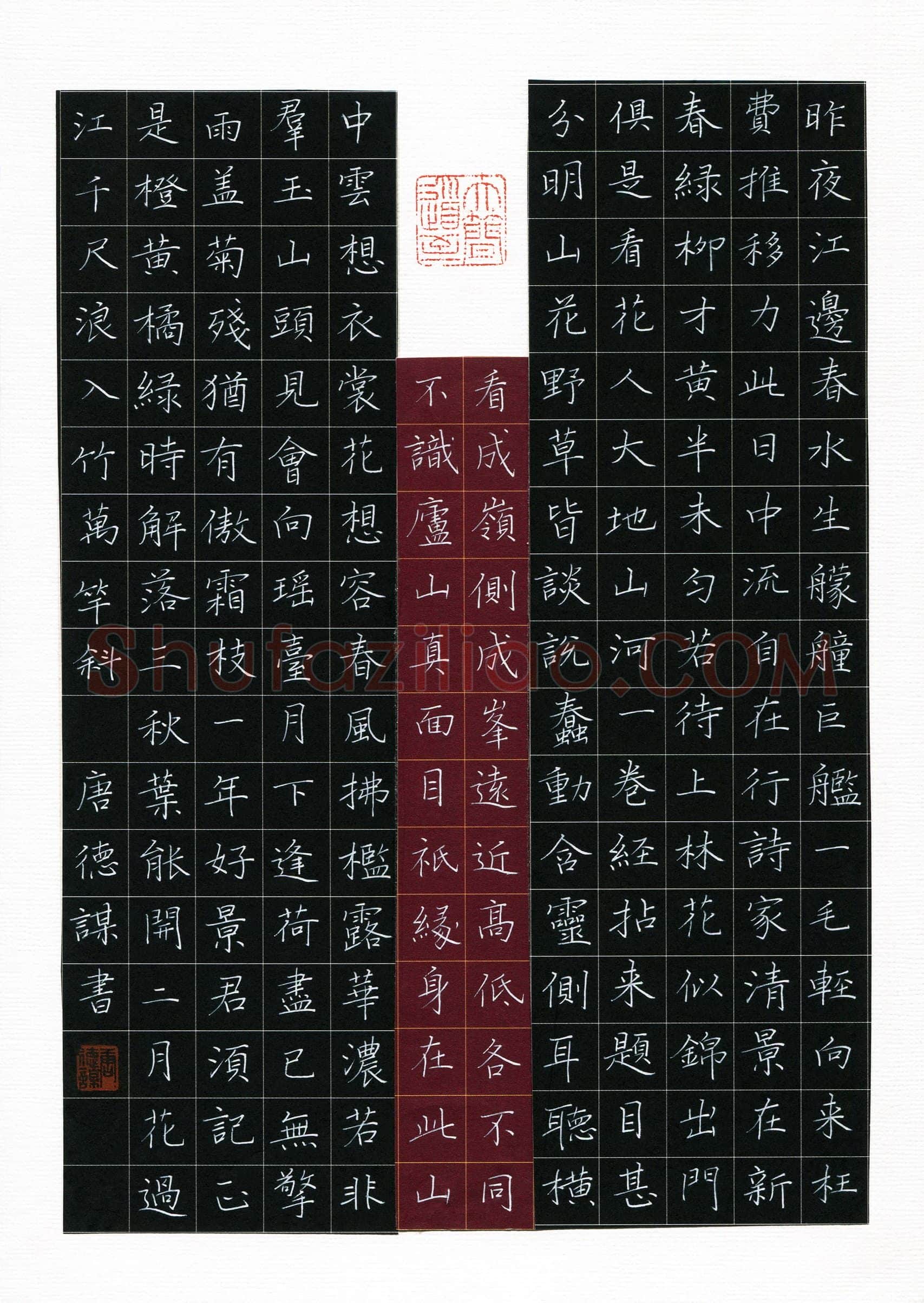 唐德谋(成人组)硬笔书法大赛入围作品选登,唐德谋硬笔书法作品