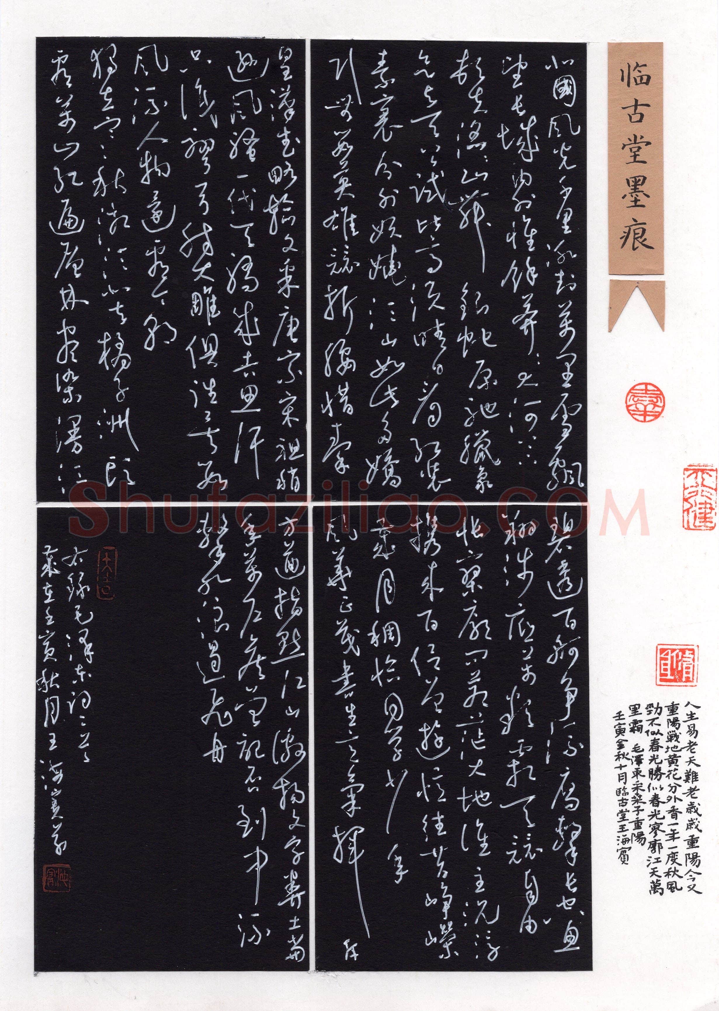 王海宾(草书 优秀奖)硬笔书法大赛获奖作品,王海宾硬笔书法作品