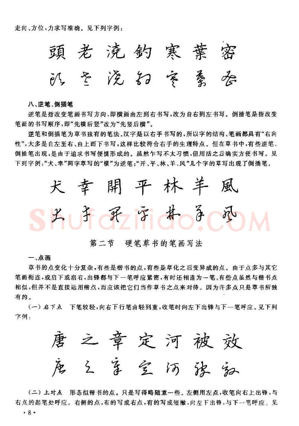 字帖下载丁永康《硬笔草字书写技法》 | 钢笔书法字帖