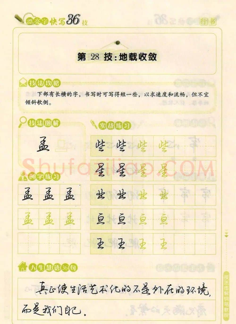 荆霄鹏钢笔行书字帖《漂亮字快写36技》 | 钢笔书法字帖