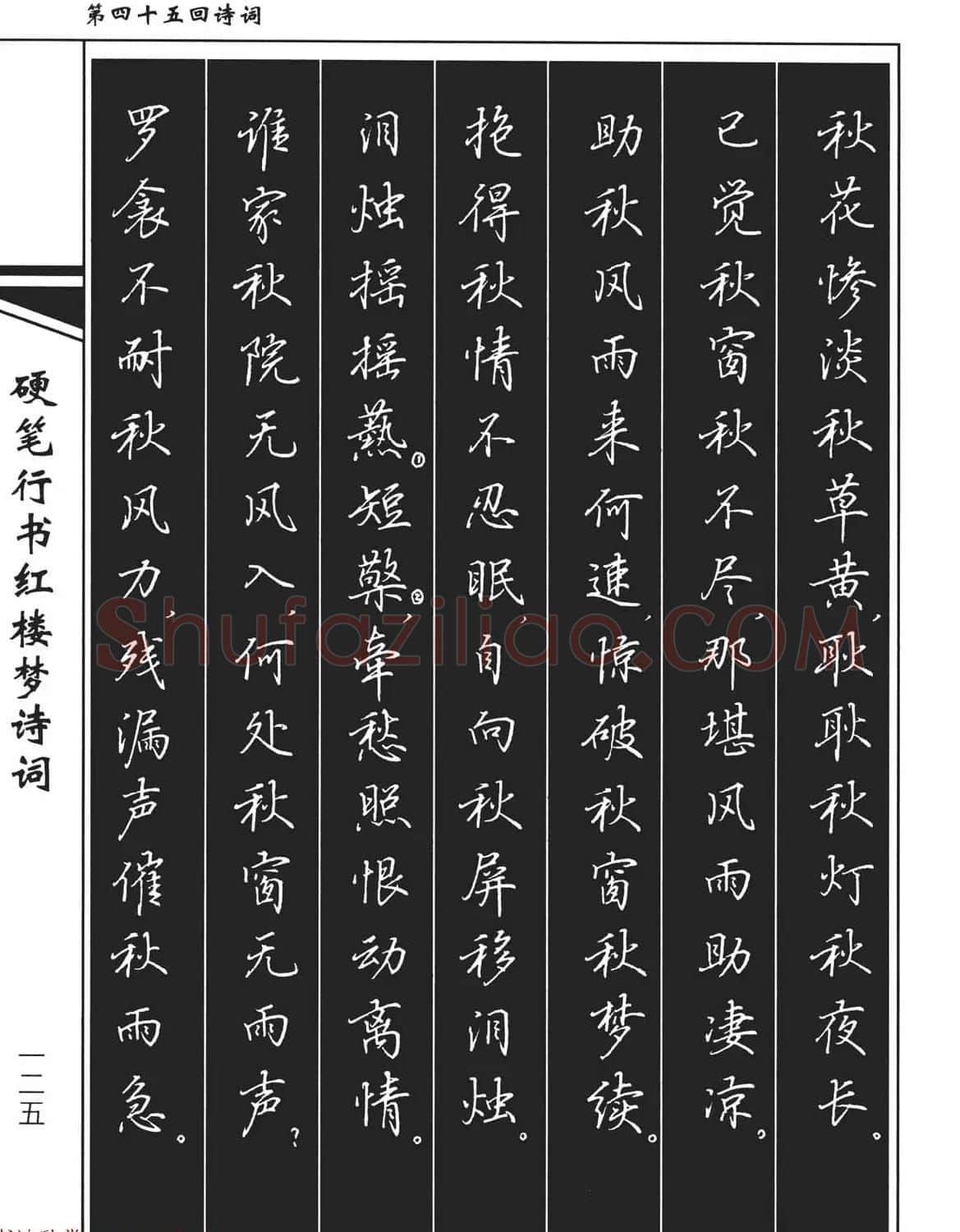 吴玉生钢笔字帖欣赏《硬笔行书红楼梦诗词》 | 硬笔书法字帖