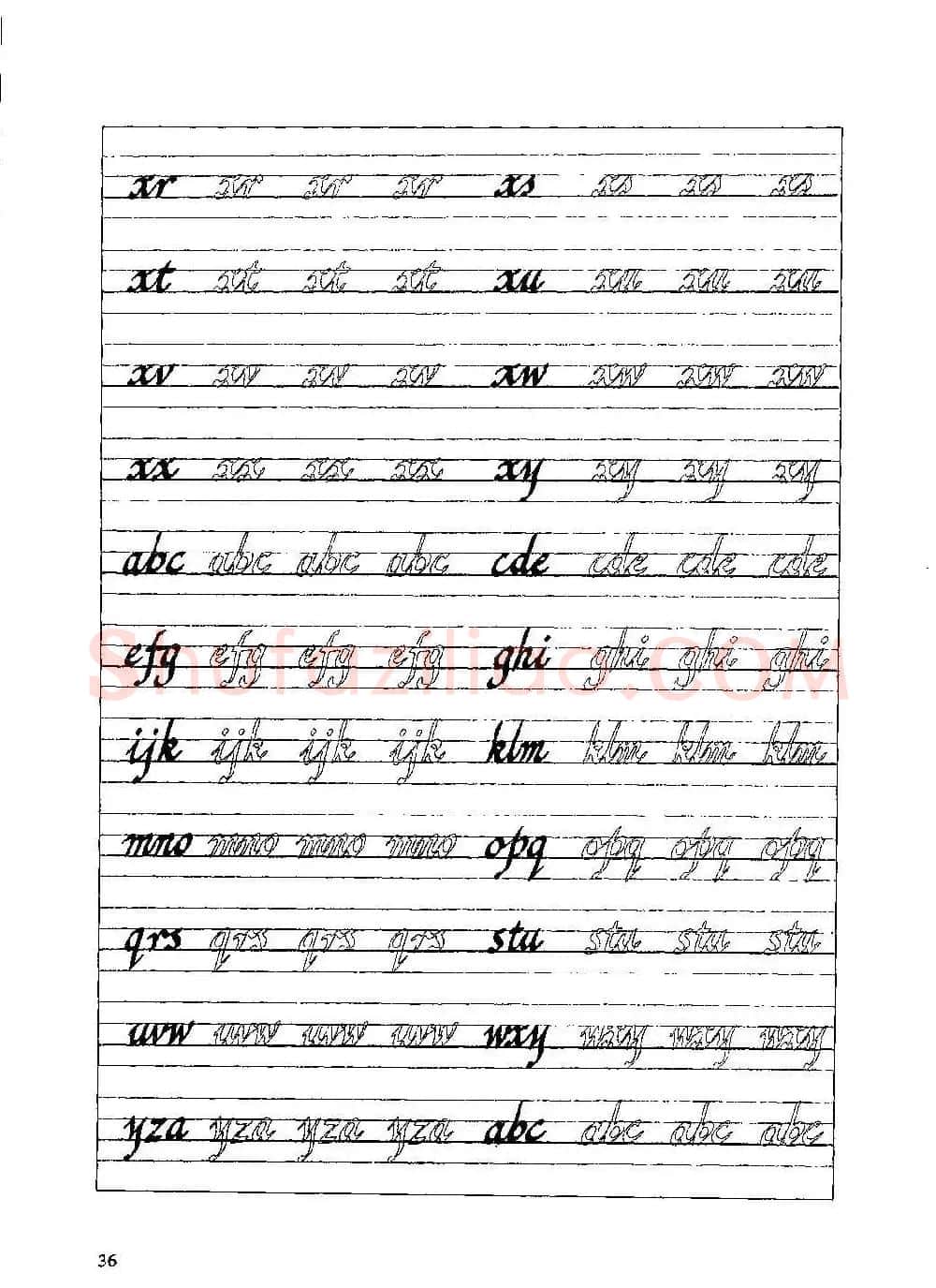 优秀英文字帖《实用英文书法字帖》 | 硬笔书法字帖