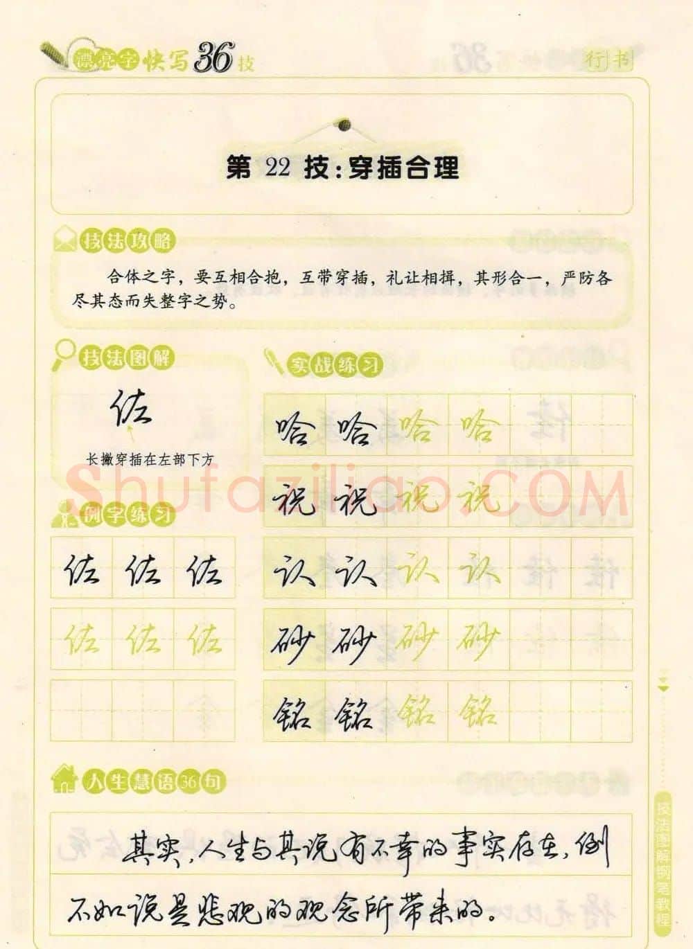 荆霄鹏钢笔行书字帖《漂亮字快写36技》 | 钢笔书法字帖