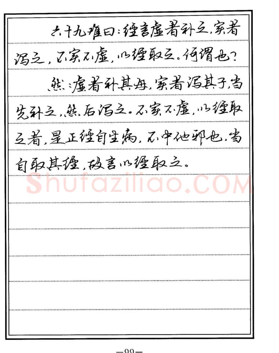 苏德生书法《中医经典钢笔字帖难经》 | 硬笔书法字帖
