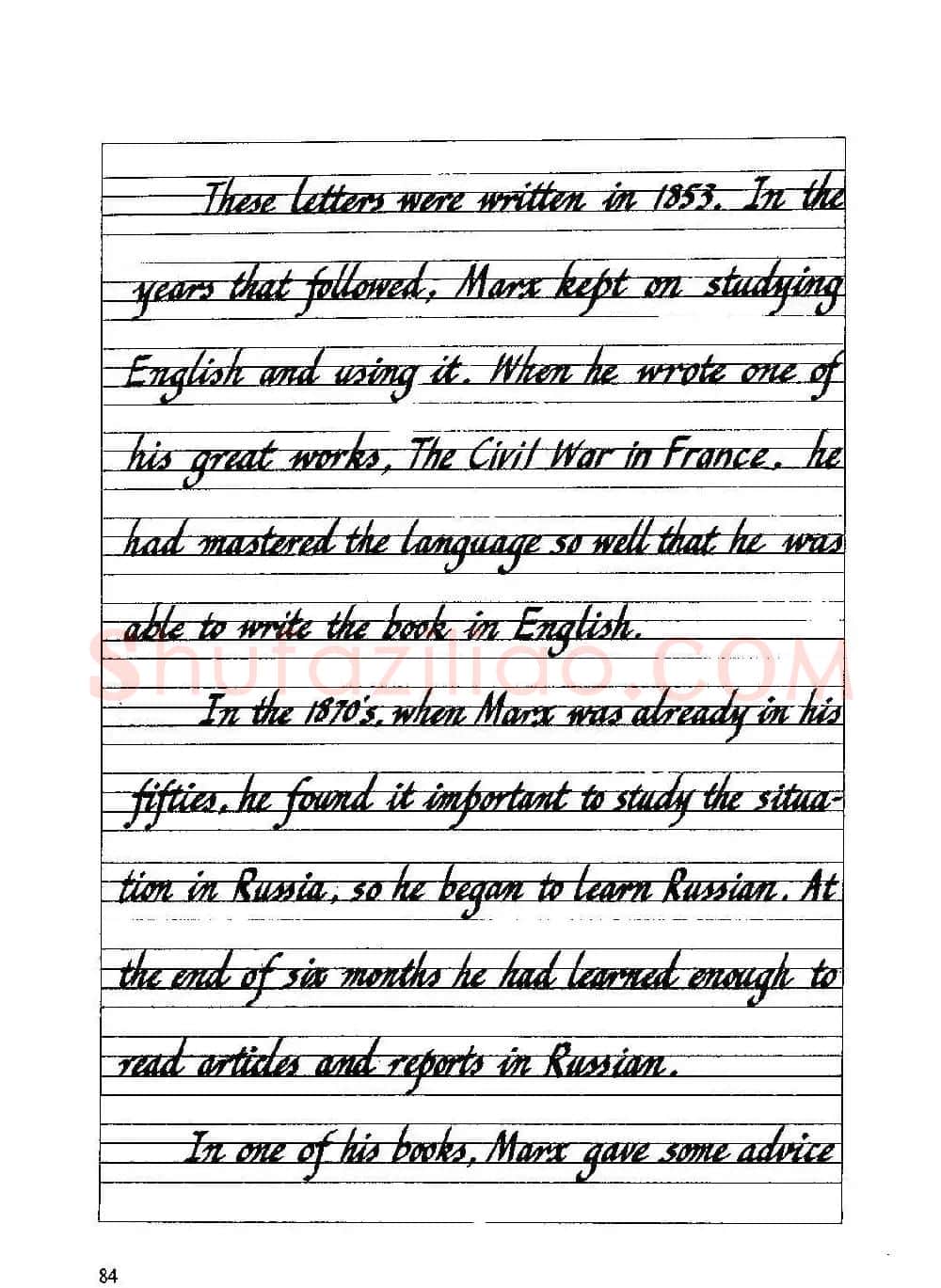 优秀英文字帖《实用英文书法字帖》 | 硬笔书法字帖
